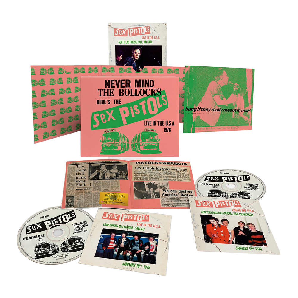 The Sex Pistols - The Sex Pistols - Live In The U.S.A. 1978 3CD The Sex Pistols - The Sex Pistols - Live In The U.S.A. 1978 3CD