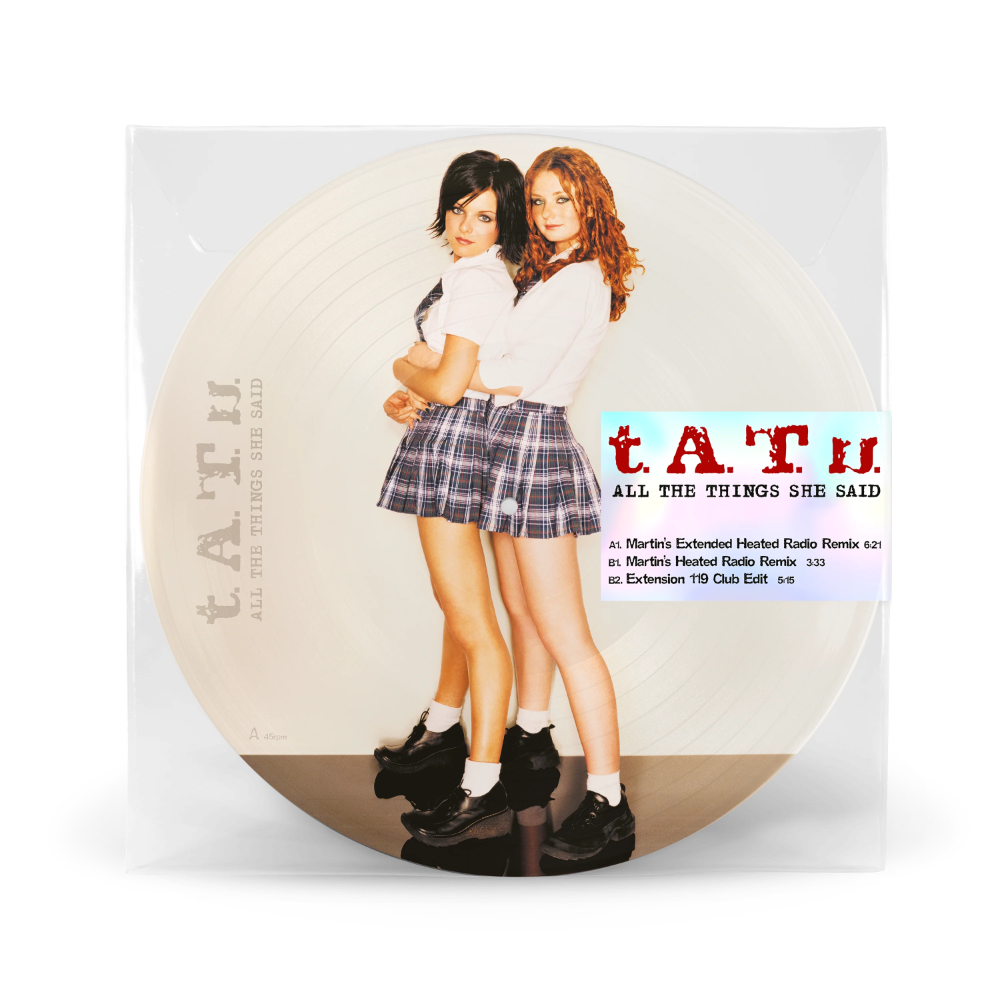 12” t.A.T.u. All The Things She Said (Picture Vinyl) 8853659 INTERSCOPE 未開封 /00250 t.A.T.u. - t.A.T.u. - All The Things She Said 12inch Picture Vinyl