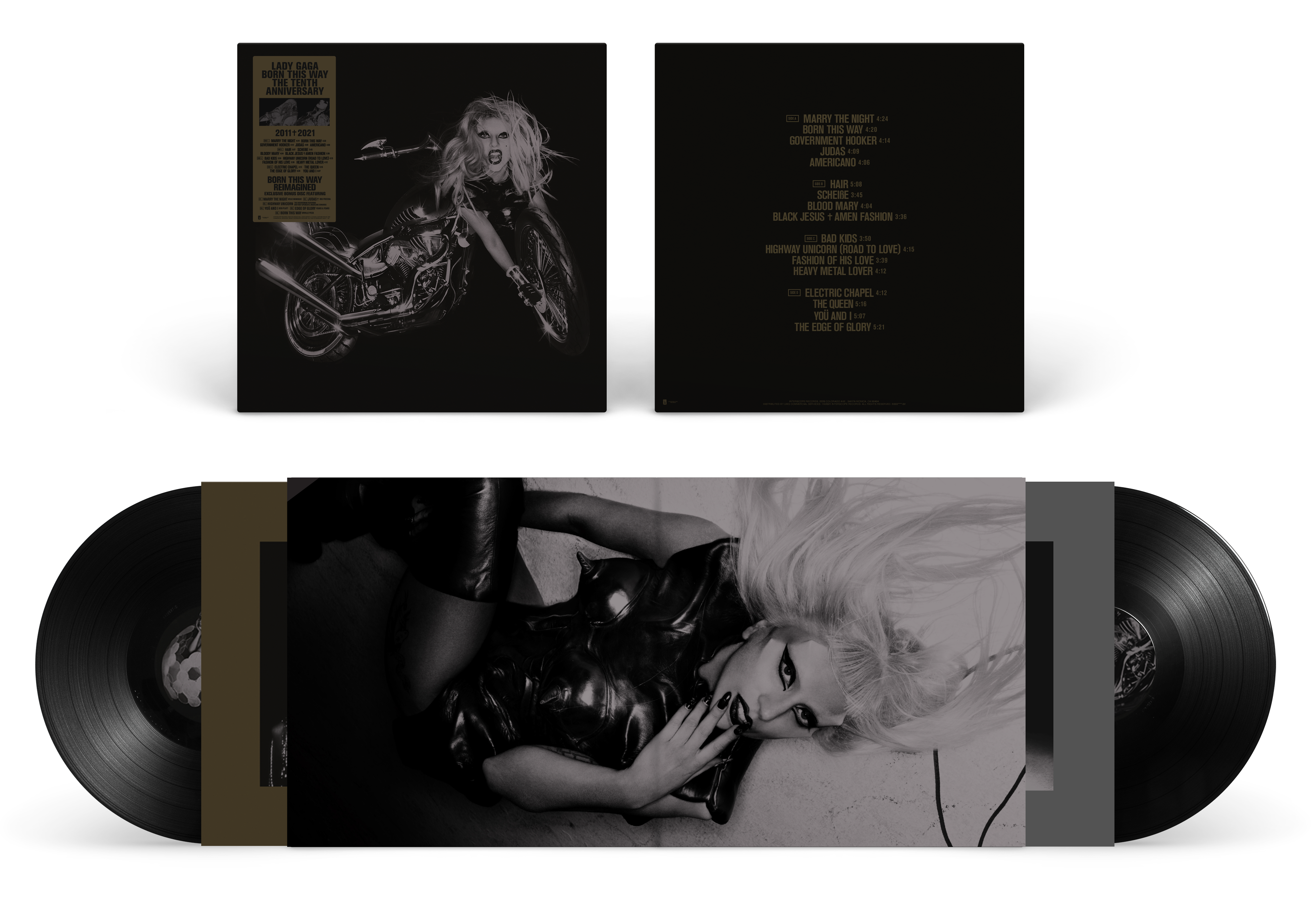 Lady Gaga - Lady Gaga-BORN THIS WAY THE TENTH ANNIVERSARY [3 LP]LP