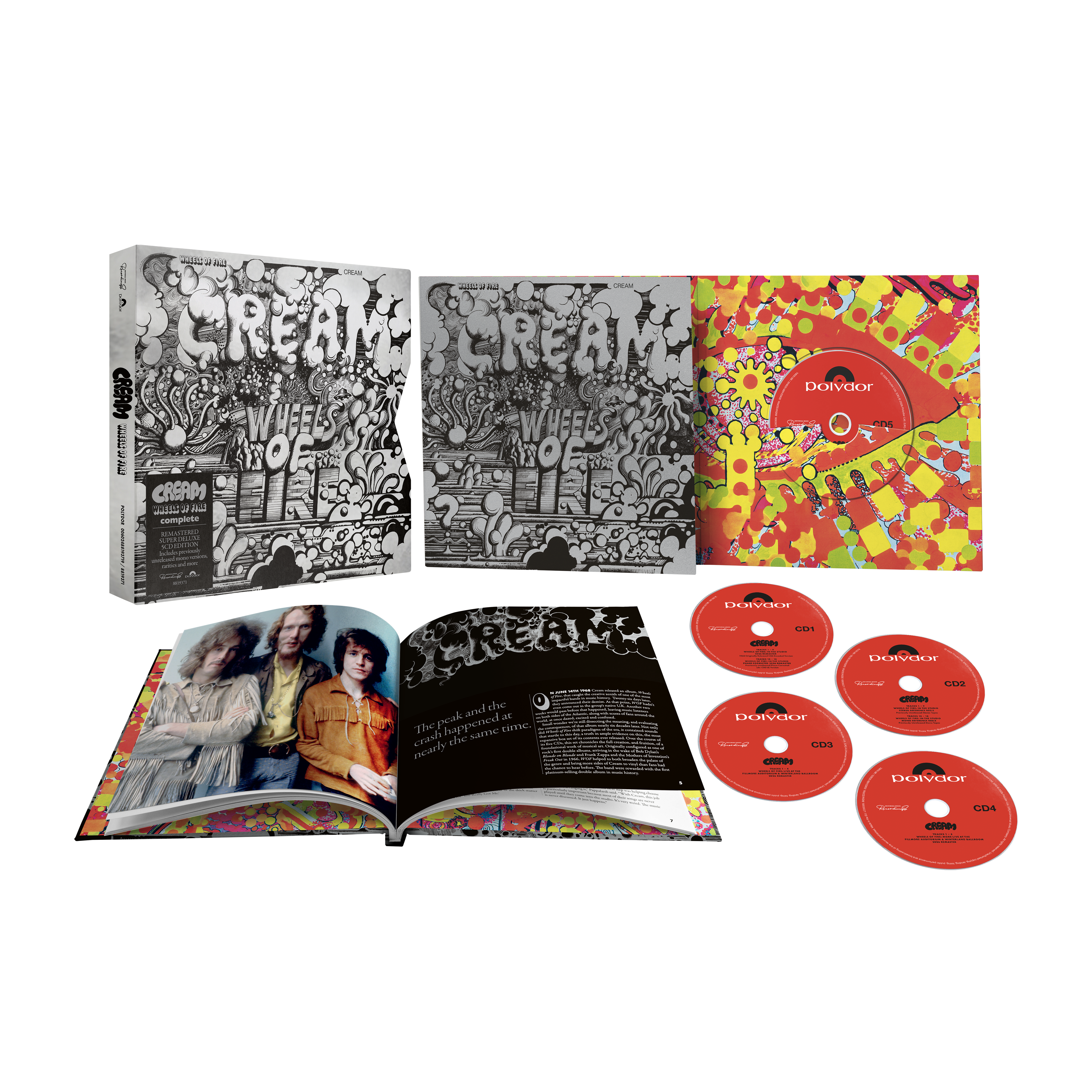 Cream Wheels of Fire 旧規格　未開封 Cream - Wheels of Fire 5CD Super Deluxe Edition - uDiscover Music
