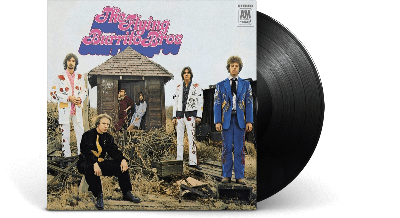 米LP Flying Burrito Bros The Gilded Palace Of Sin B003262301 A&amp;M Records /00260 The Flying Burrito Bros – The Gilded Palace Of Sin – Vinyl