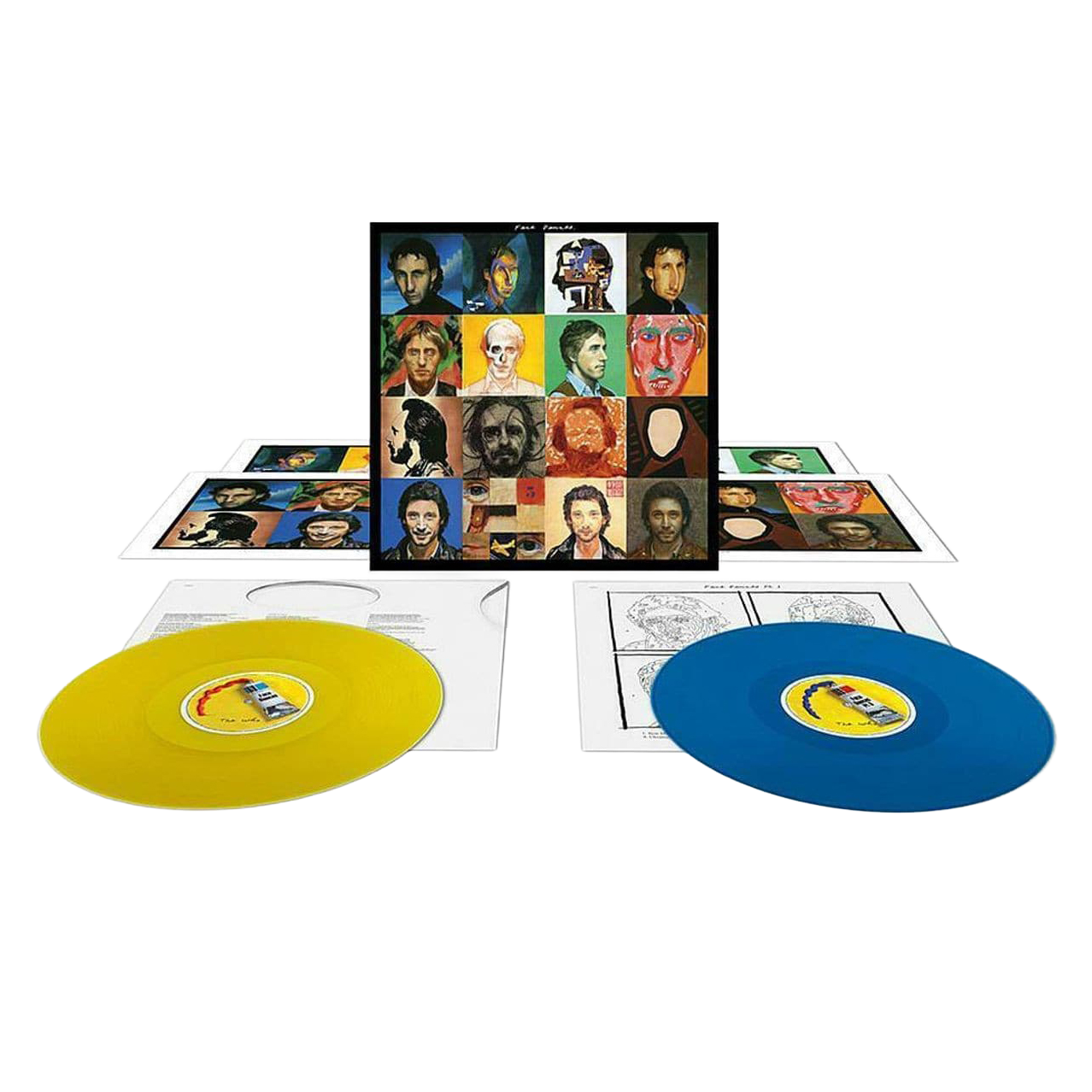 The Who Face Dances カラーレコード The Who - The Who-Face Dances [Half-Speed Blue/Yellow 2 LP]LP