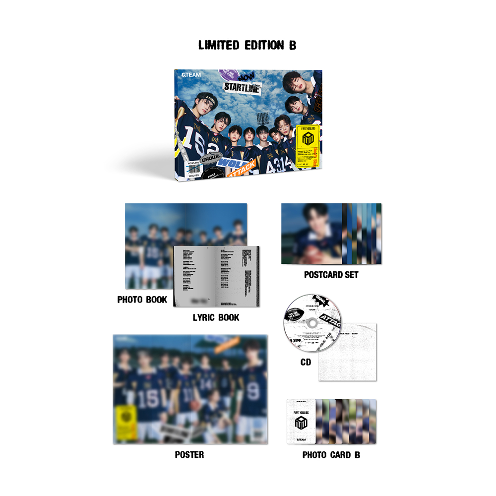 &TEAM - &TEAM - First Howling: NOW Limited Edition B CD + &TEAM - &TEAM - First Howling: NOW Limited Edition B CD +