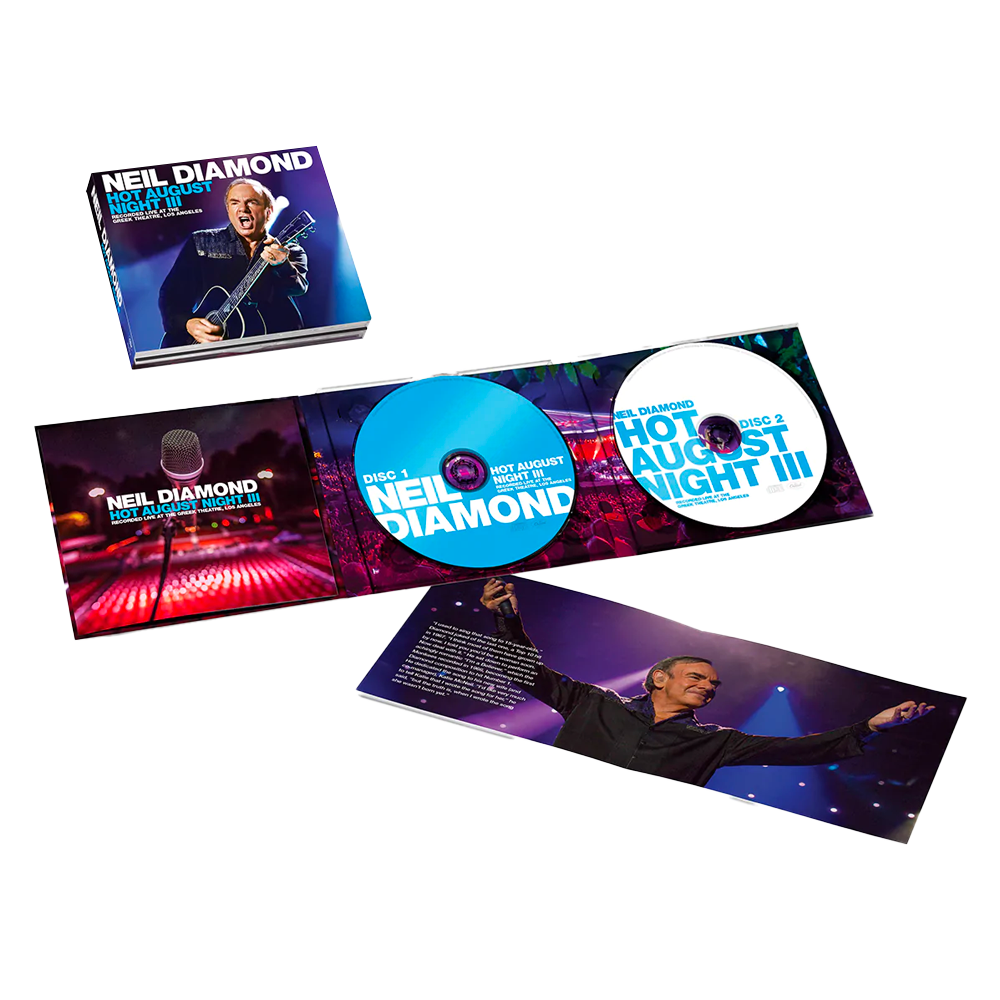 欧LP Neil Diamond Hot August Night III 00602508821523 Capitol Records /00260 Neil Diamond - Hot August Night III 2LP (Sea Glass