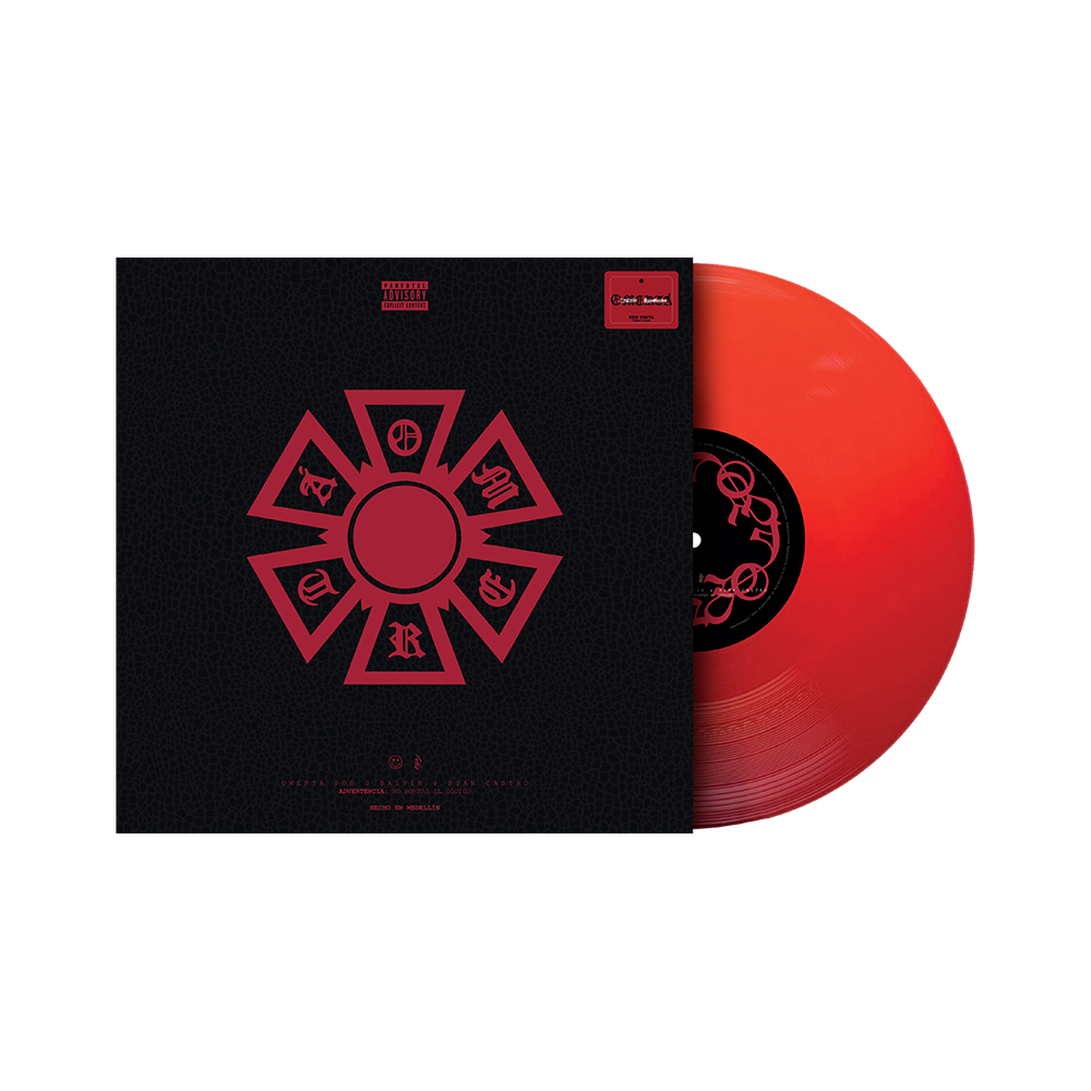 J Balvin & Ryan Castro - OMERTA (Red) 1LP - uDiscover Music