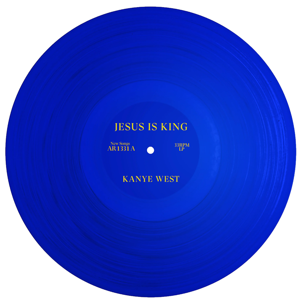 KANYE WEST JESUS IS KING 青レコード Kanye West - Kanye West-JESUS IS KING [Blue LP]LP - uDiscover Music