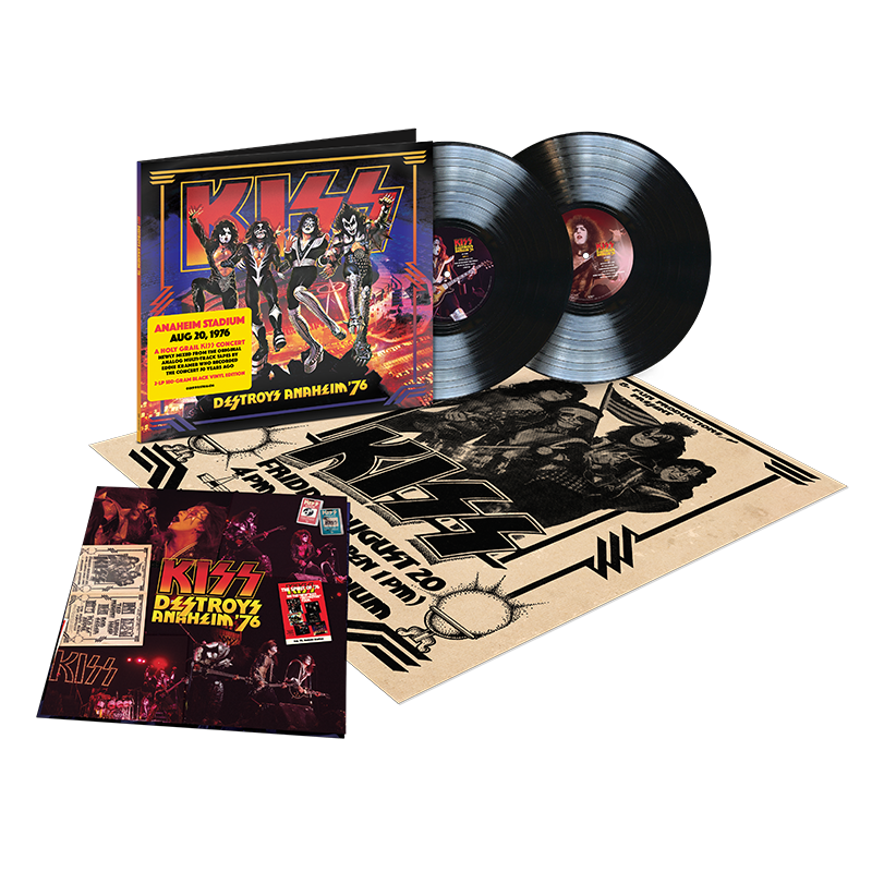 KISS - KISS - KISS Destroys Anaheim '76 2LP - uDiscover Music