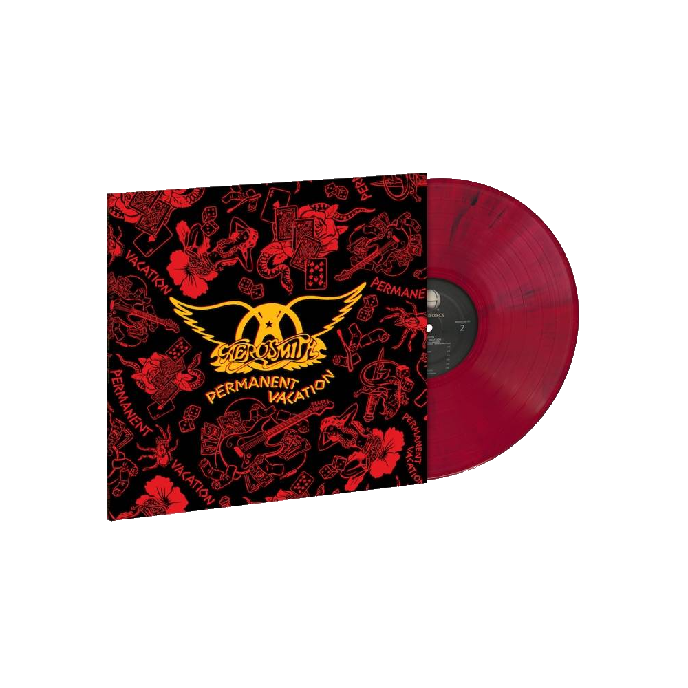 Aerosmith - Aerosmith-Permanent Vacation [Red/Black Marble 180g LP