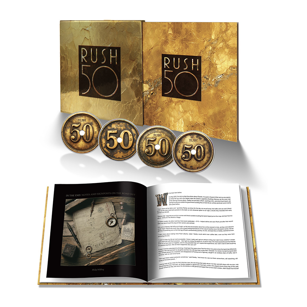 Rush - Rush - 50 (4CD Deluxe) Box Set - uDiscover Music Rush - Rush - 50 (4CD Deluxe) Box Set - uDiscover Music