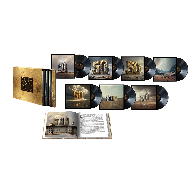 RUSH 50 - Deluxe 4CD Edition［見本品］ ラッシュ50 - デラックス4CDエディション [完全生産限定盤][輸入