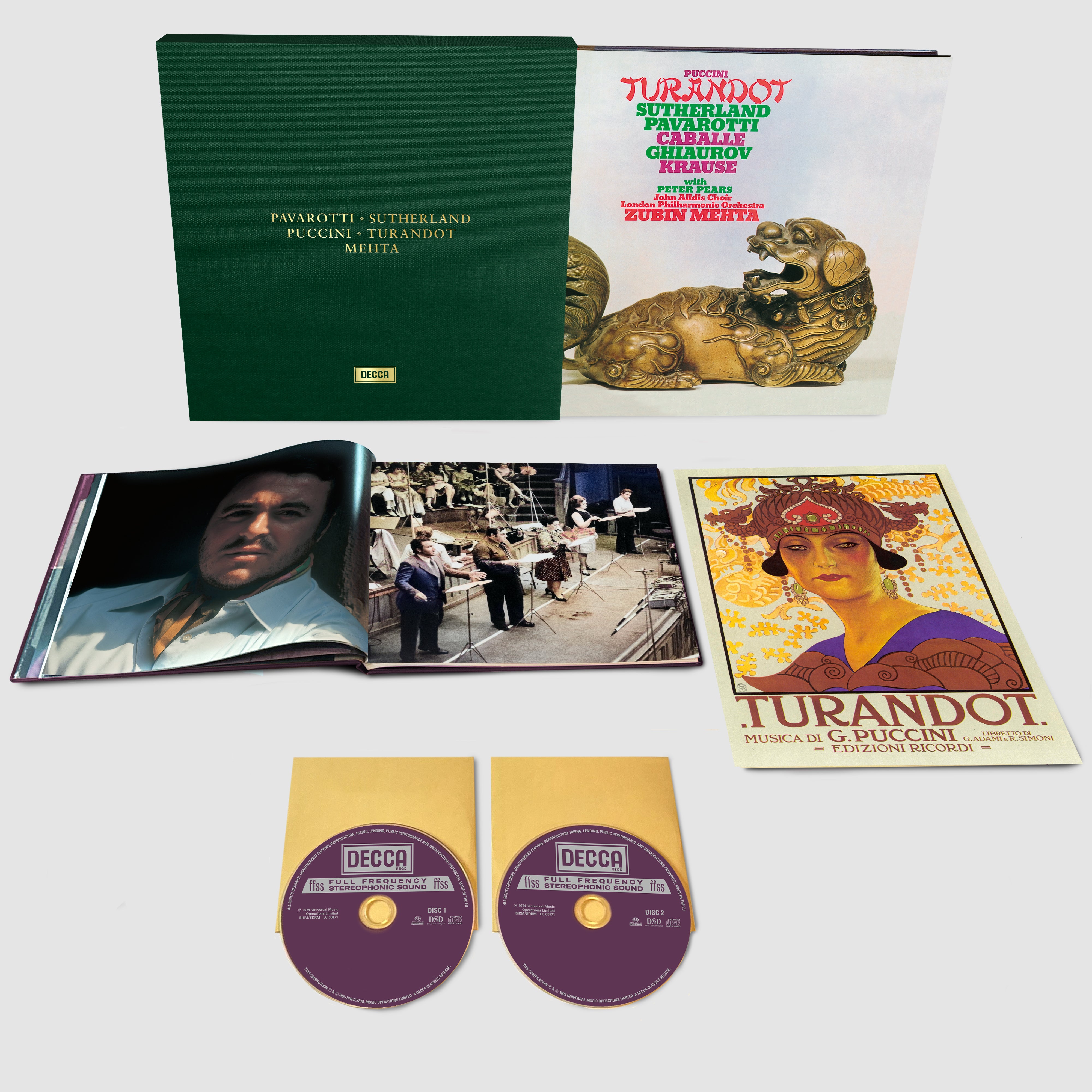 Puccini - Sutherland/Caballe/Pavarotti/LPO - Puccini: Turnadot