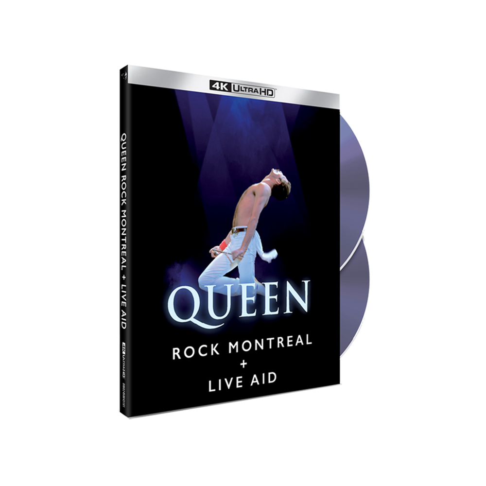 Queen - Rocks Montreal + Live Aid 4K DVD - uDiscover Music