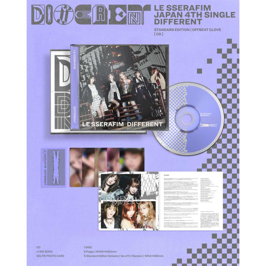 専用 LESSERAFIM different LE SSERAFIM - LE SSERAFIM - DIFFERENT - Standard Edition [CD
