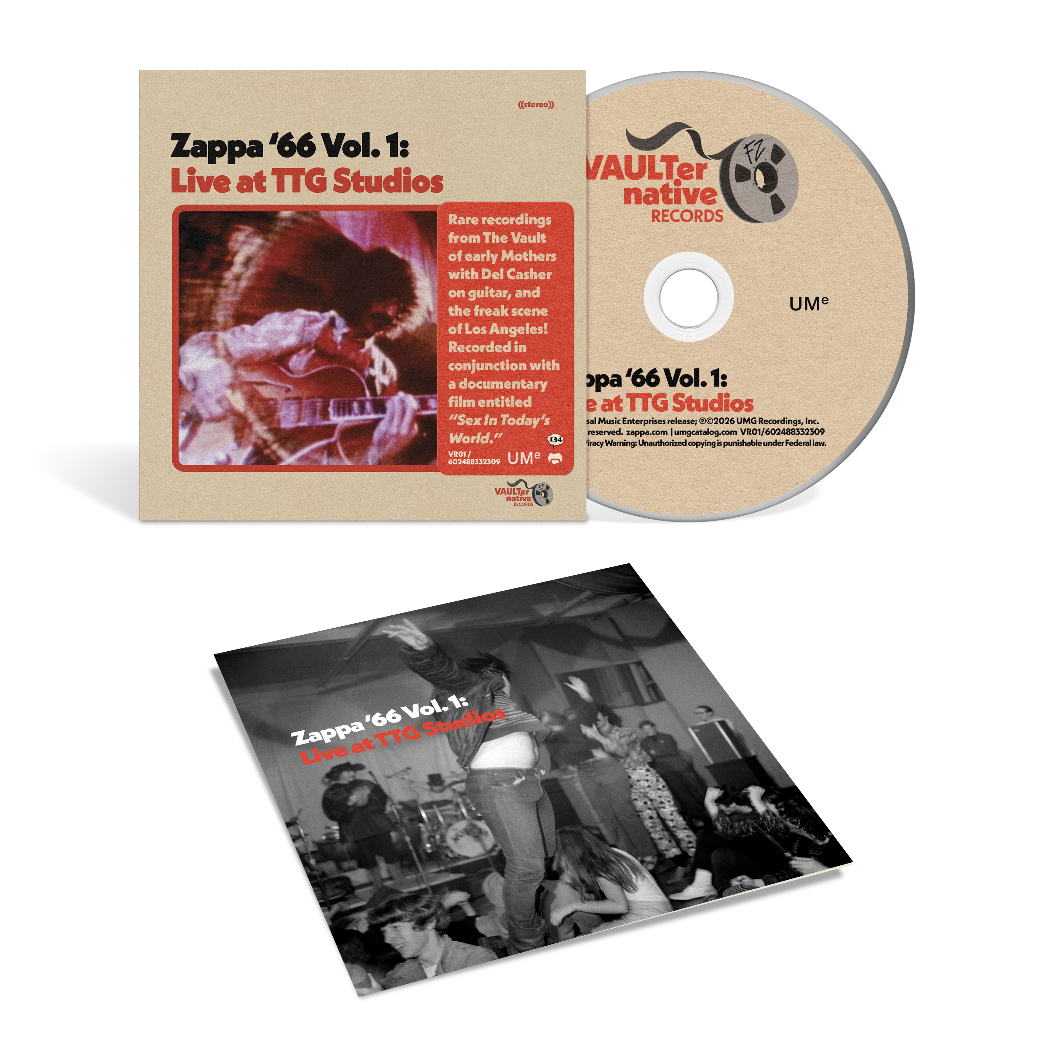 Frank Zappa - Frank Zappa - Zappa '66 Vol. 1: Live At TTG Studios Frank Zappa - Frank Zappa - Zappa '66 Vol. 1: Live At TTG Studios