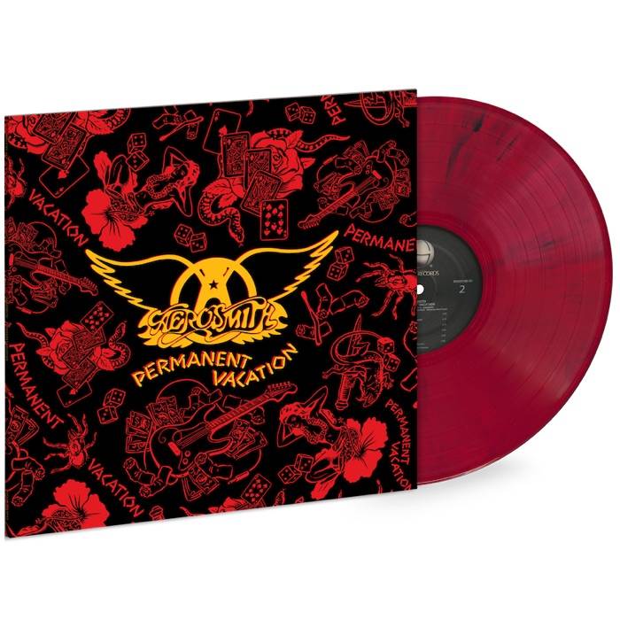 Aerosmith - Aerosmith-Permanent Vacation [Red/Black Marble 180g LP