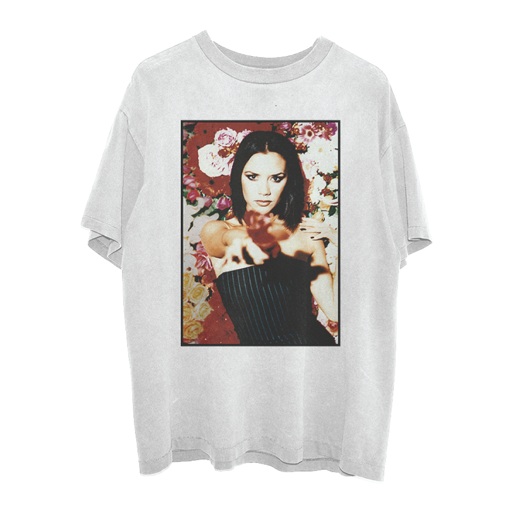 Spice Girls - Victoria Floral Photo T-Shirt - uDiscover Music