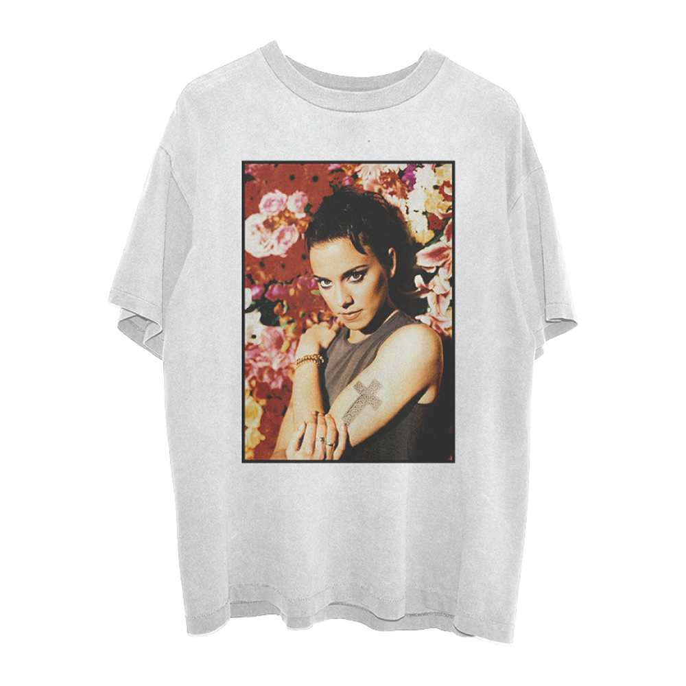 Spice Girls - Melanie C Floral Photo T-Shirt - uDiscover Music