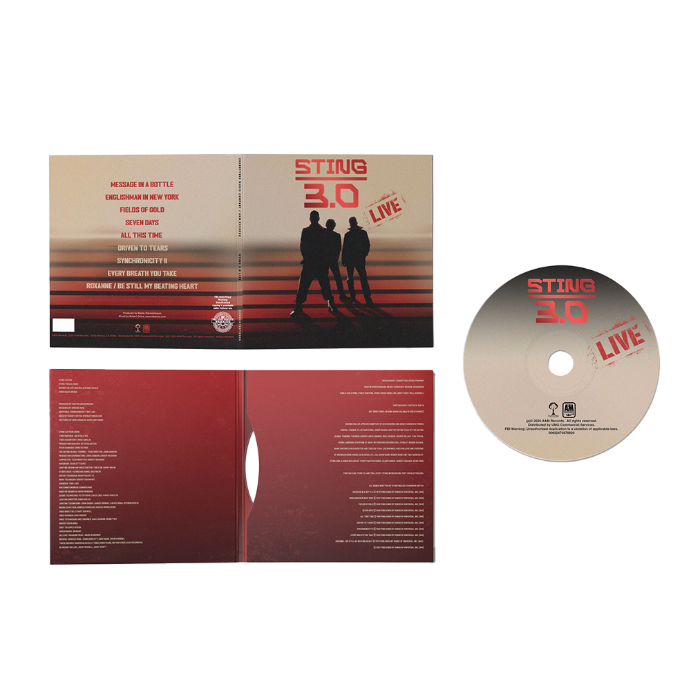 Sting - Sting-Sting 3.0 LIVE CD - uDiscover Music Sting - Sting-Sting 3.0 LIVE CD - uDiscover Music