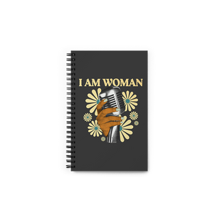 I Am Woman Notebook - Front