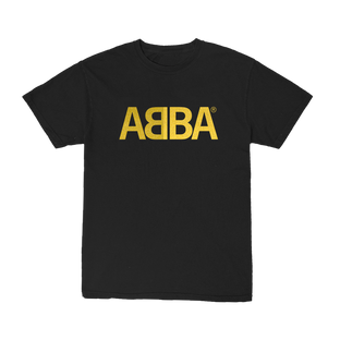 ABBA Gold Logo T-Shirt (Black)