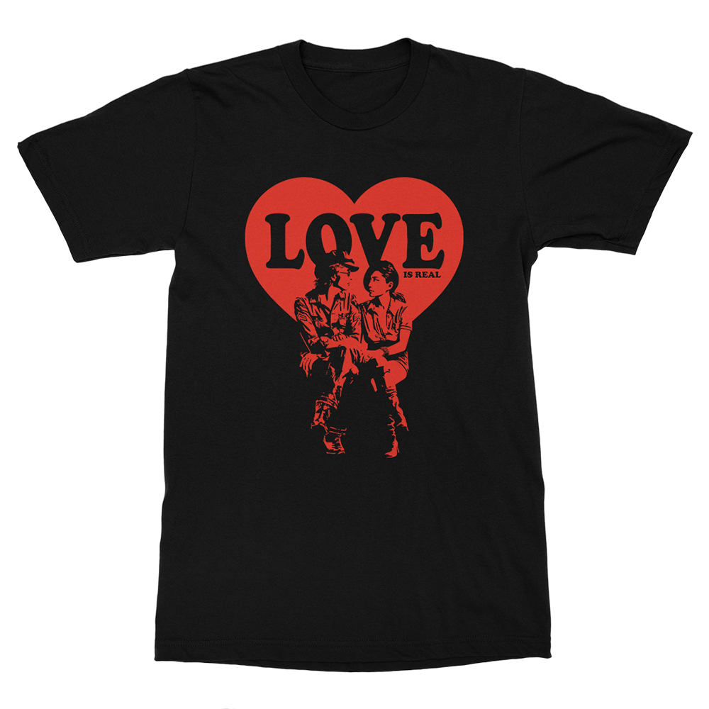 John Lennon - John Lennon | Love is Real T-Shirt (Black