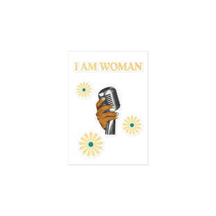 I Am Woman Stickers