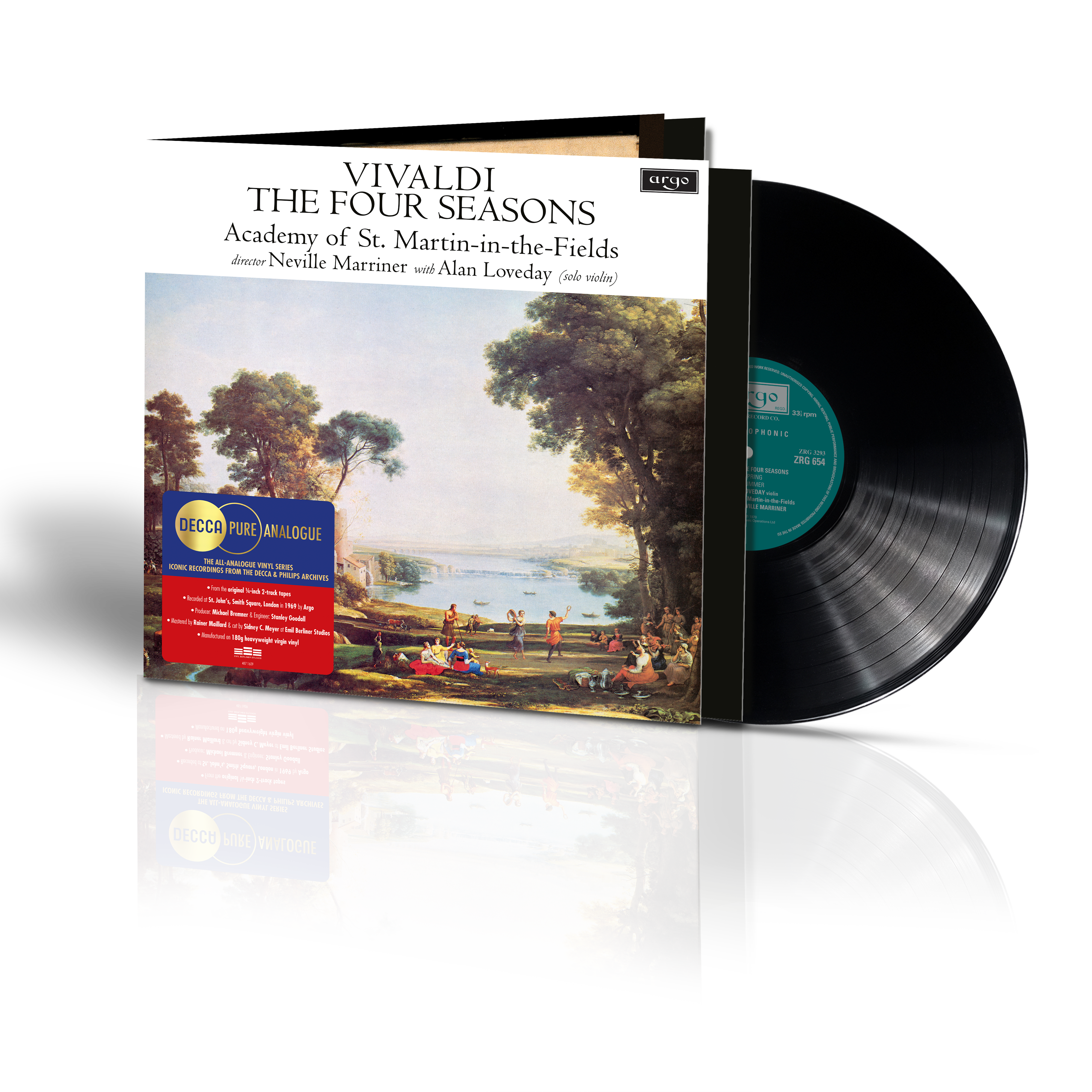 Vivaldi: The Four Seasons (Decca Pure Analog Series) LP
