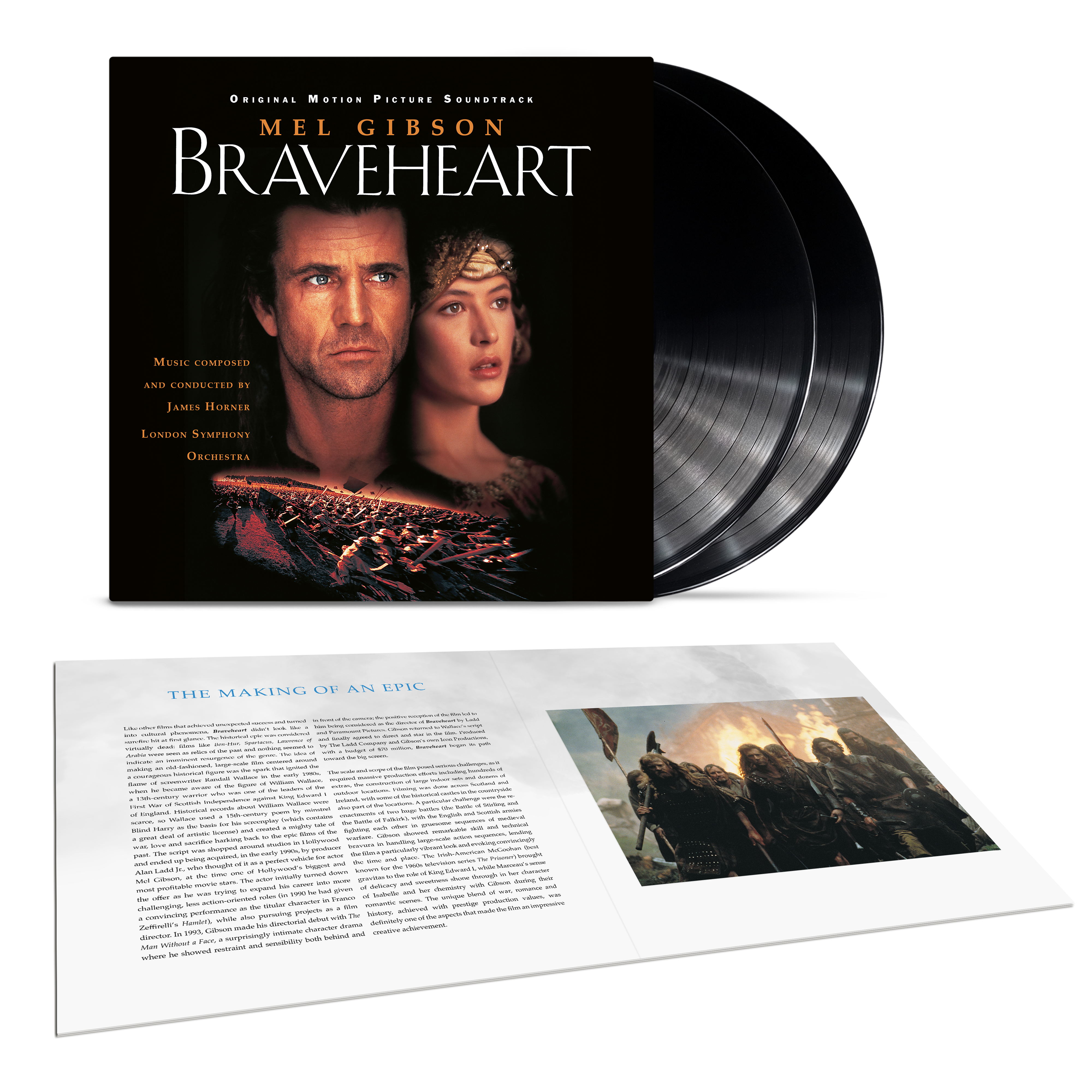 James Horner, London Symphony Orchestra - Braveheart OST 2LP
