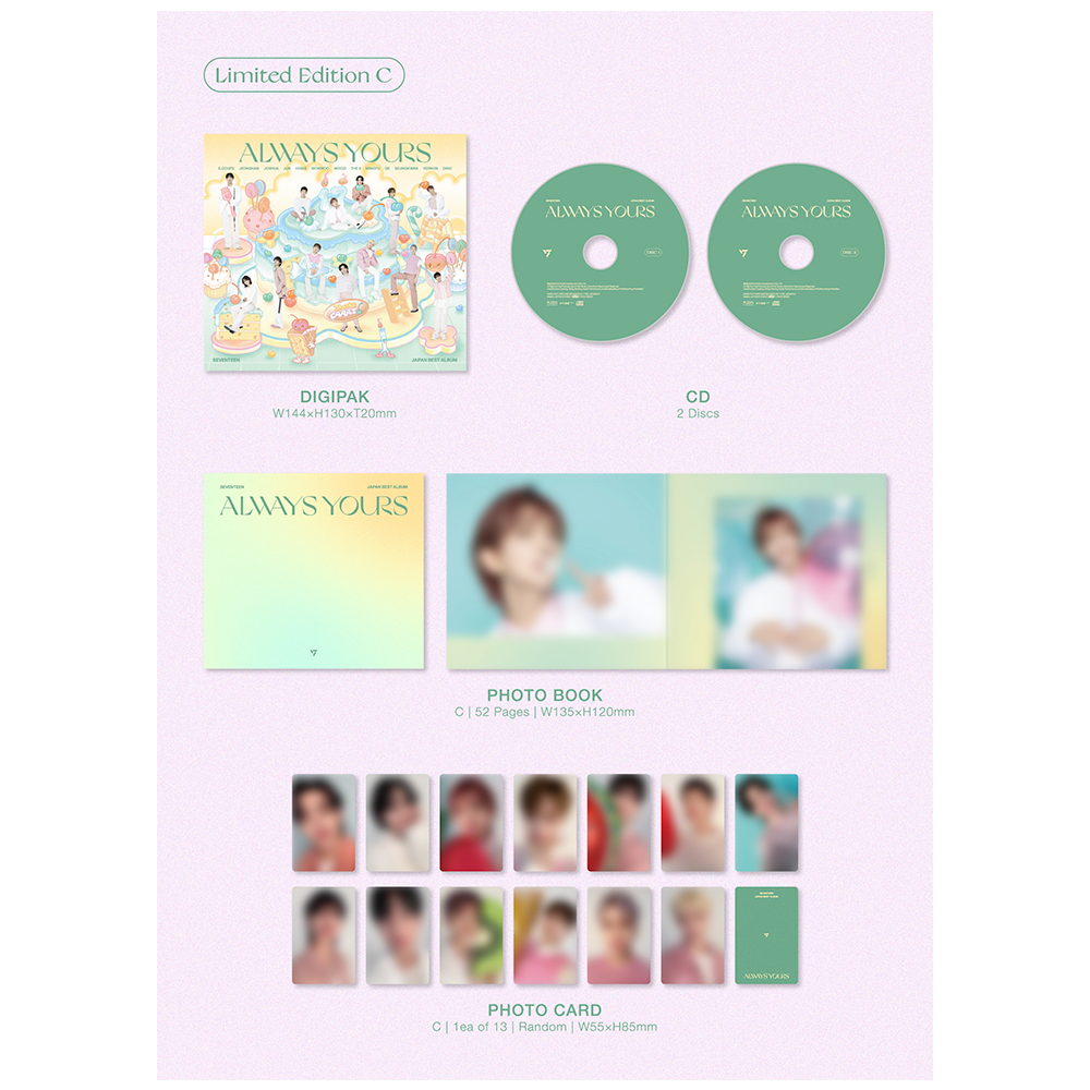 SEVENTEEN - ALWAYS YOURS (Limited Edition C) 2CD + Book