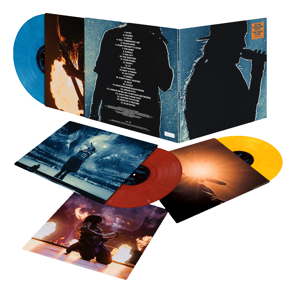 HIT ME HARD AND SOFT: THE TOUR (LIVE) VINYL Full Packshot