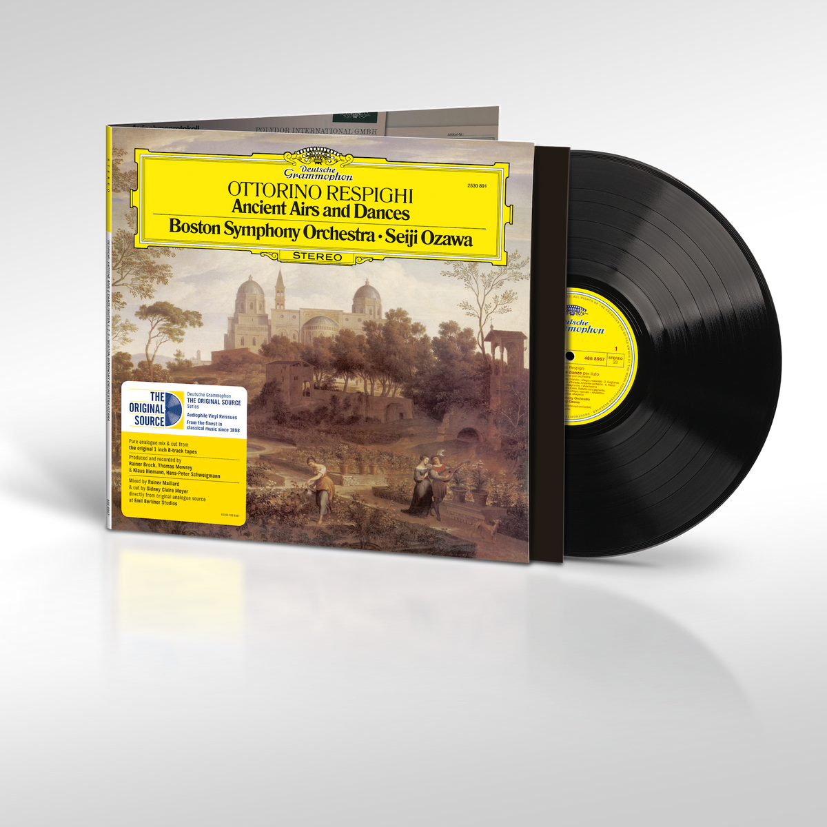 Boston Symphony Orchestra, Seiji Ozawa - Respighi Ancient Airs Dances (DG Original Source Series) 1LP