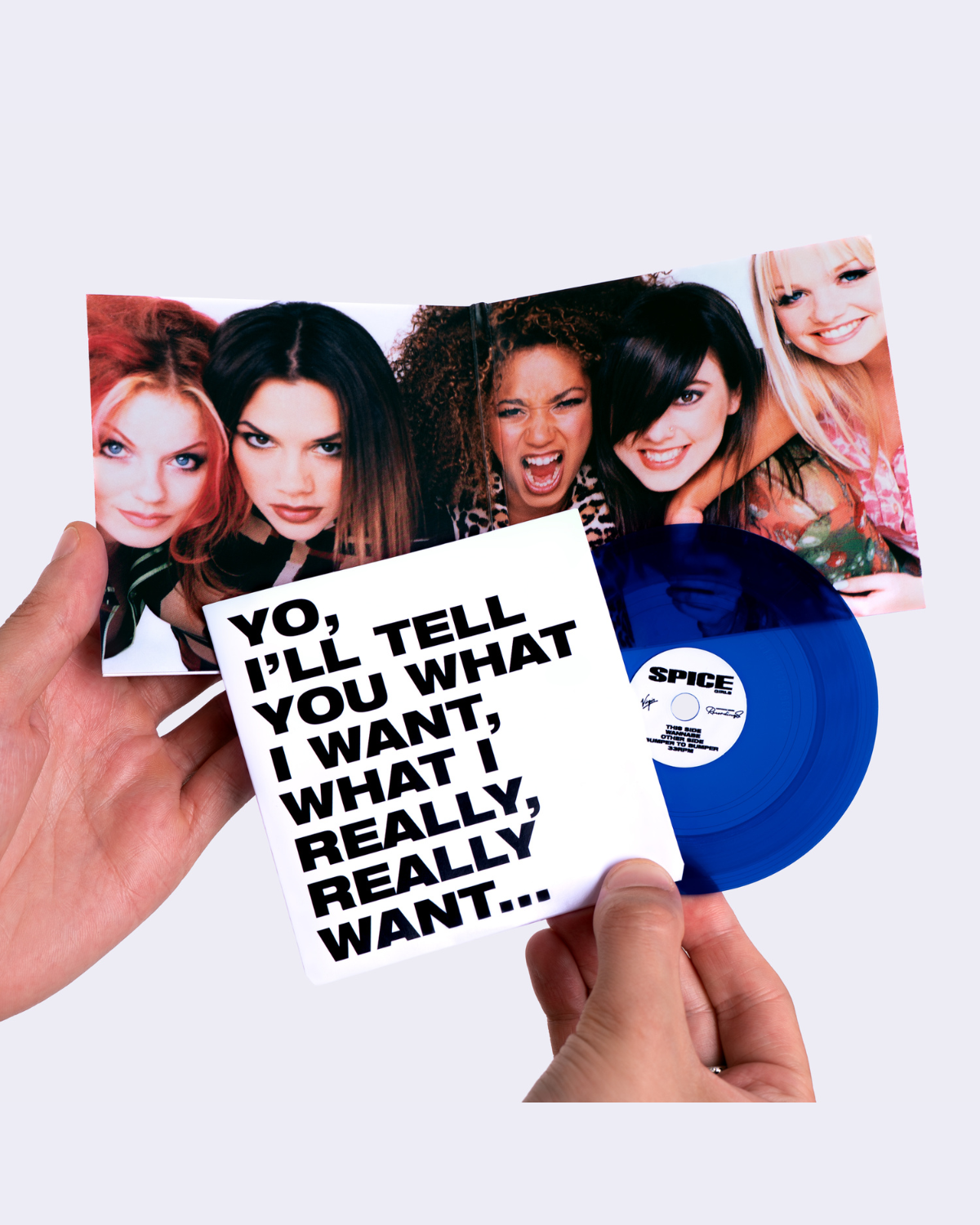 Wannabe (Cobalt Transparent) 4in Tiny Vinyl-3