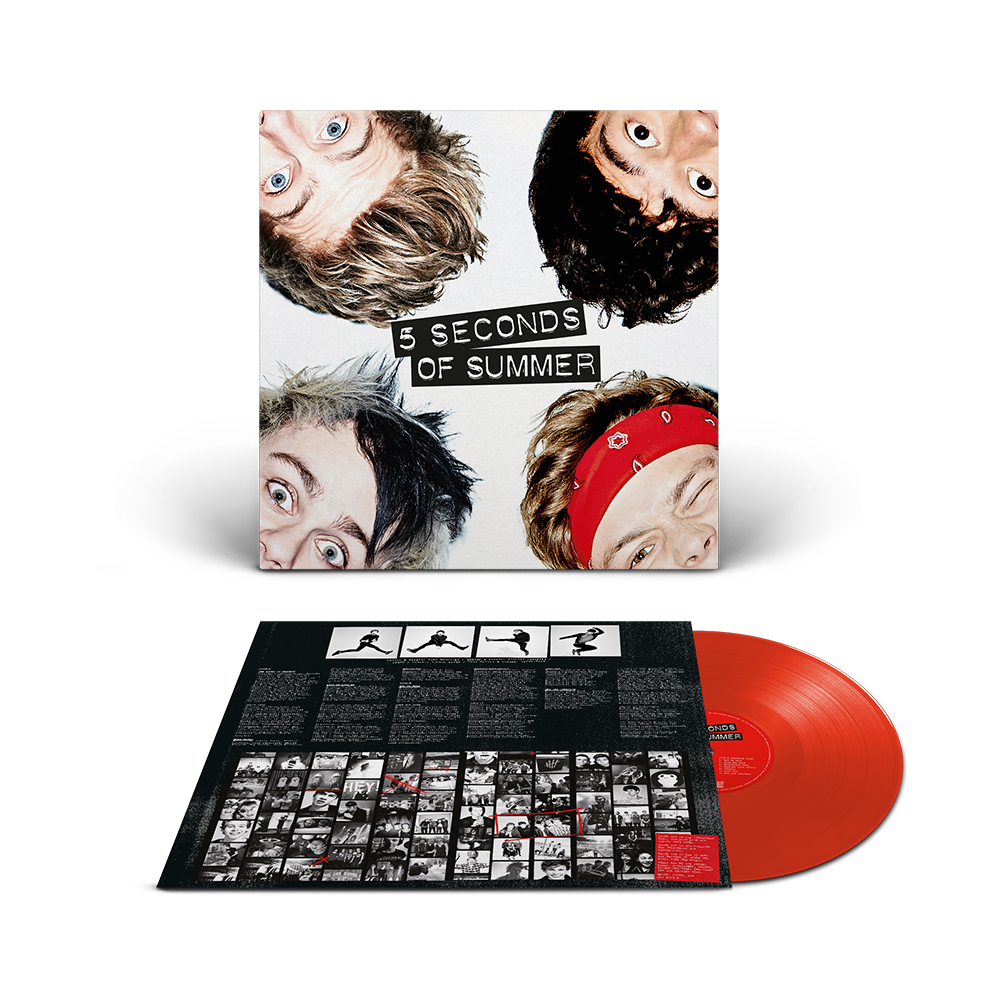 5 Seconds of Summer 10th Anniversary LP Red Color