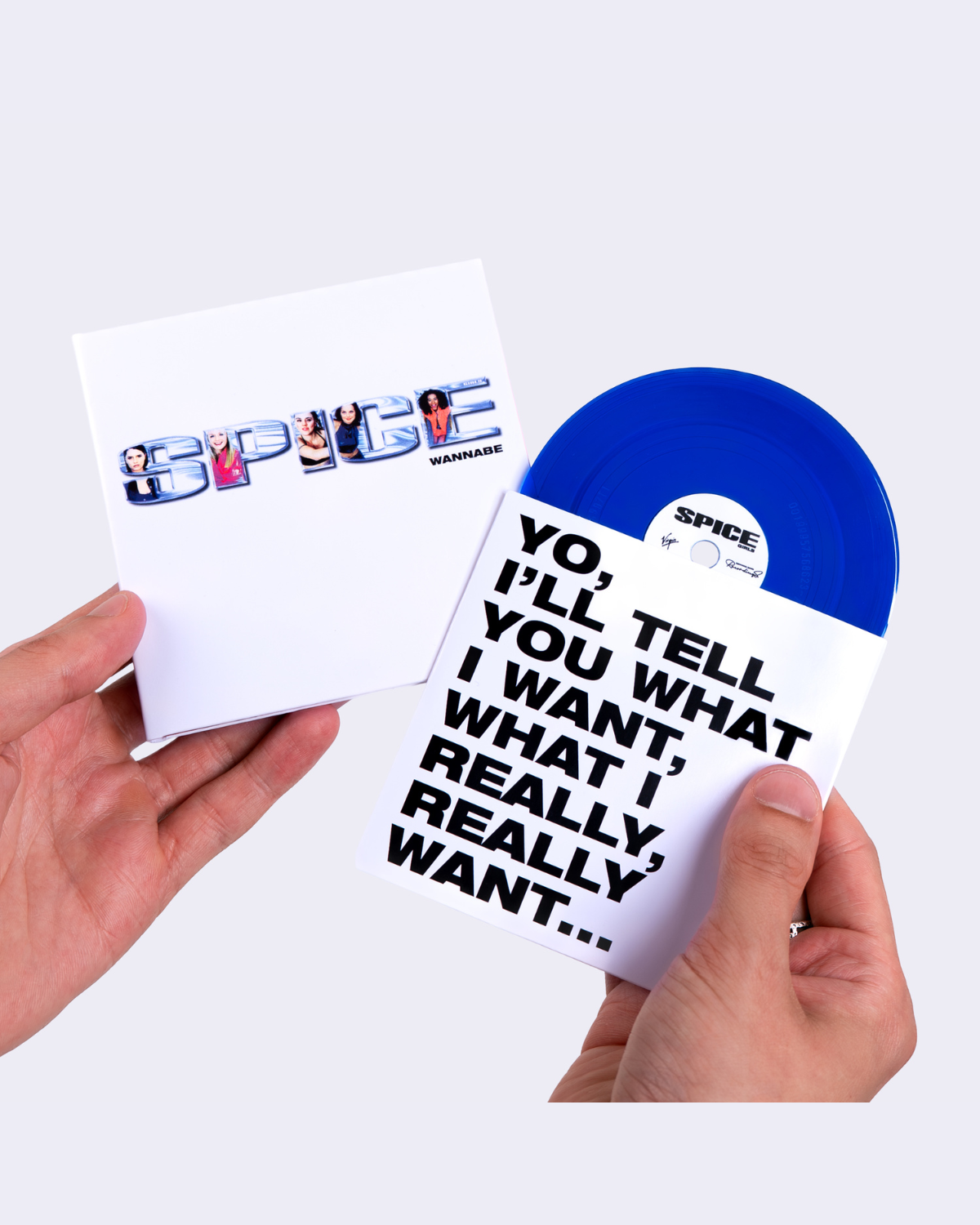 Wannabe (Cobalt Transparent) 4in Tiny Vinyl-2
