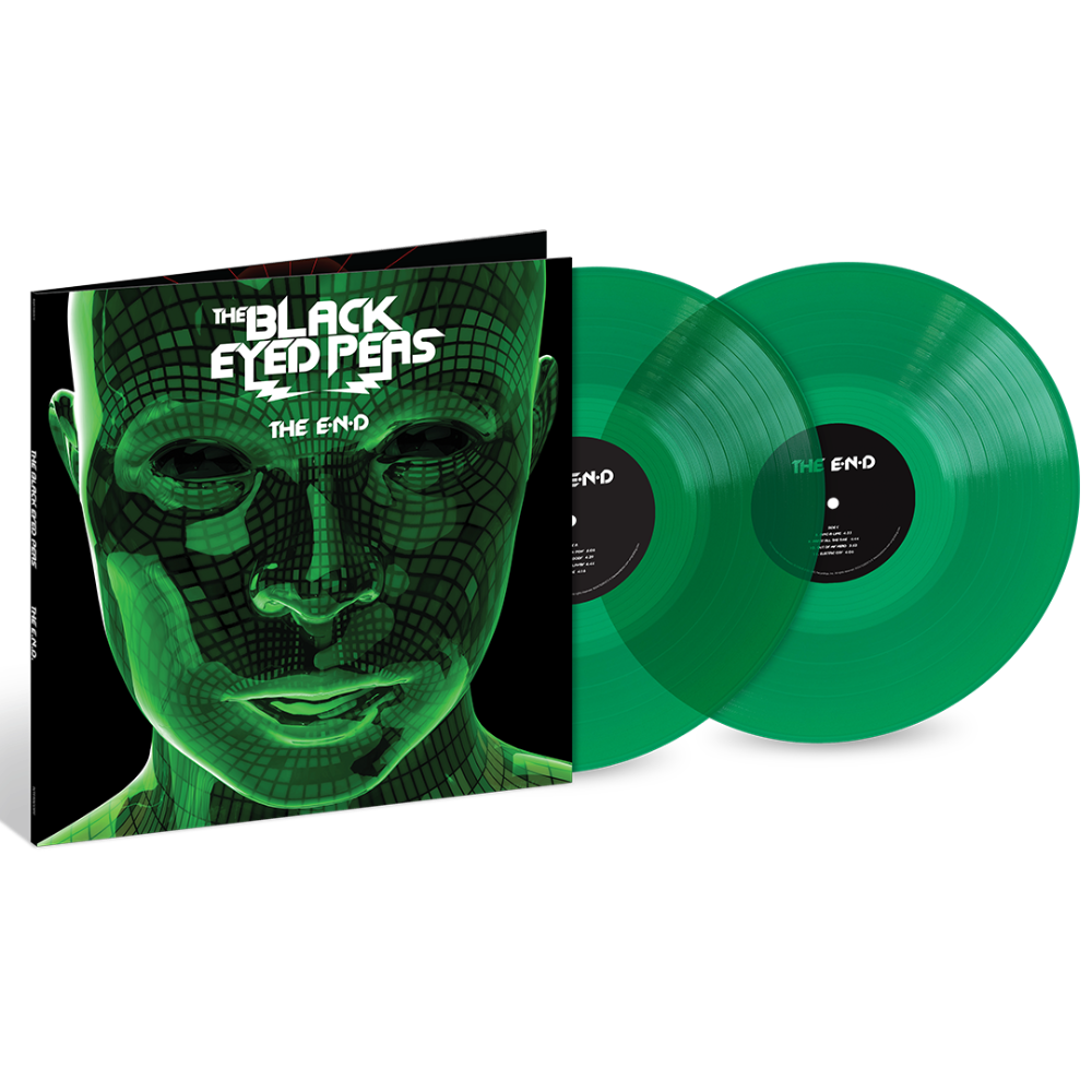 The E.N.D. (Translucent Emerald) 2LP Album Cover