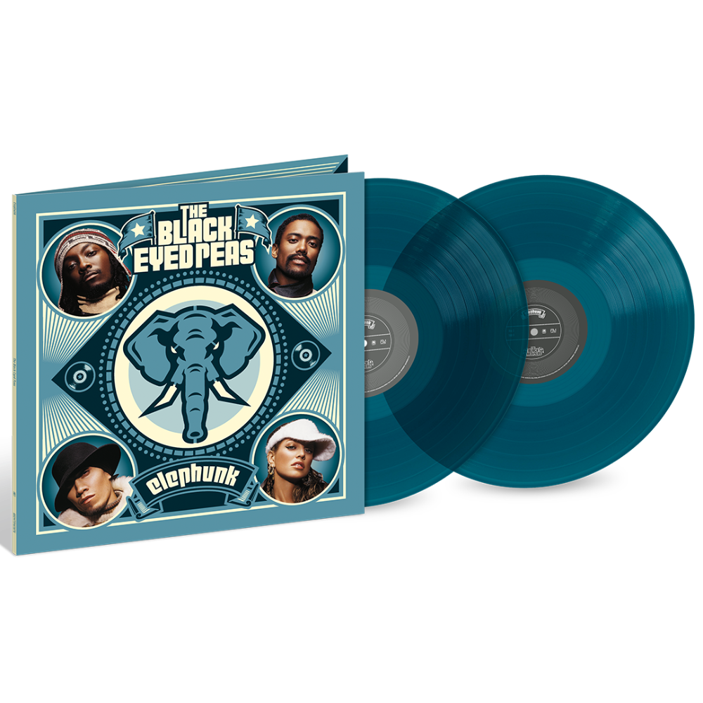 Elephunk (Sea Blue) 2LP Album Cover