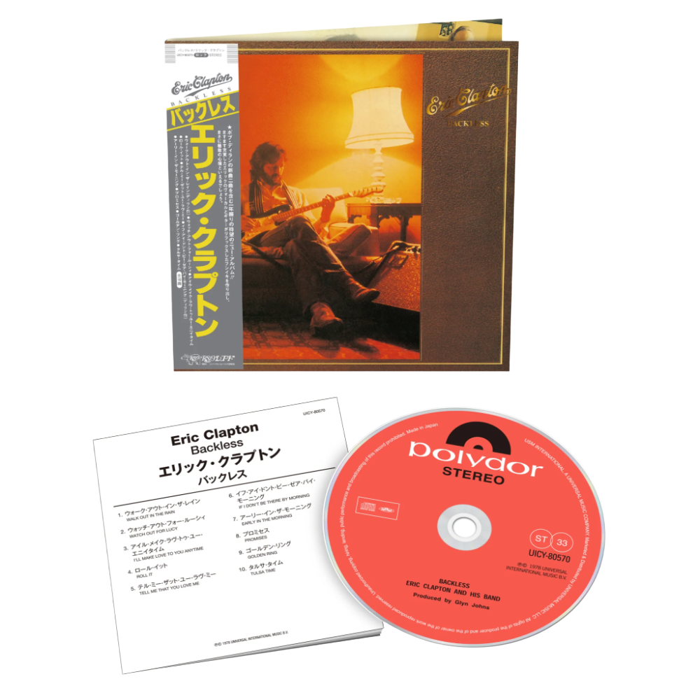 Eric Clapton - Eric Clapton - Backless (1978) SHM-CD - uDiscover Music Eric Clapton - Eric Clapton - Backless (1978) SHM-CD - uDiscover Music