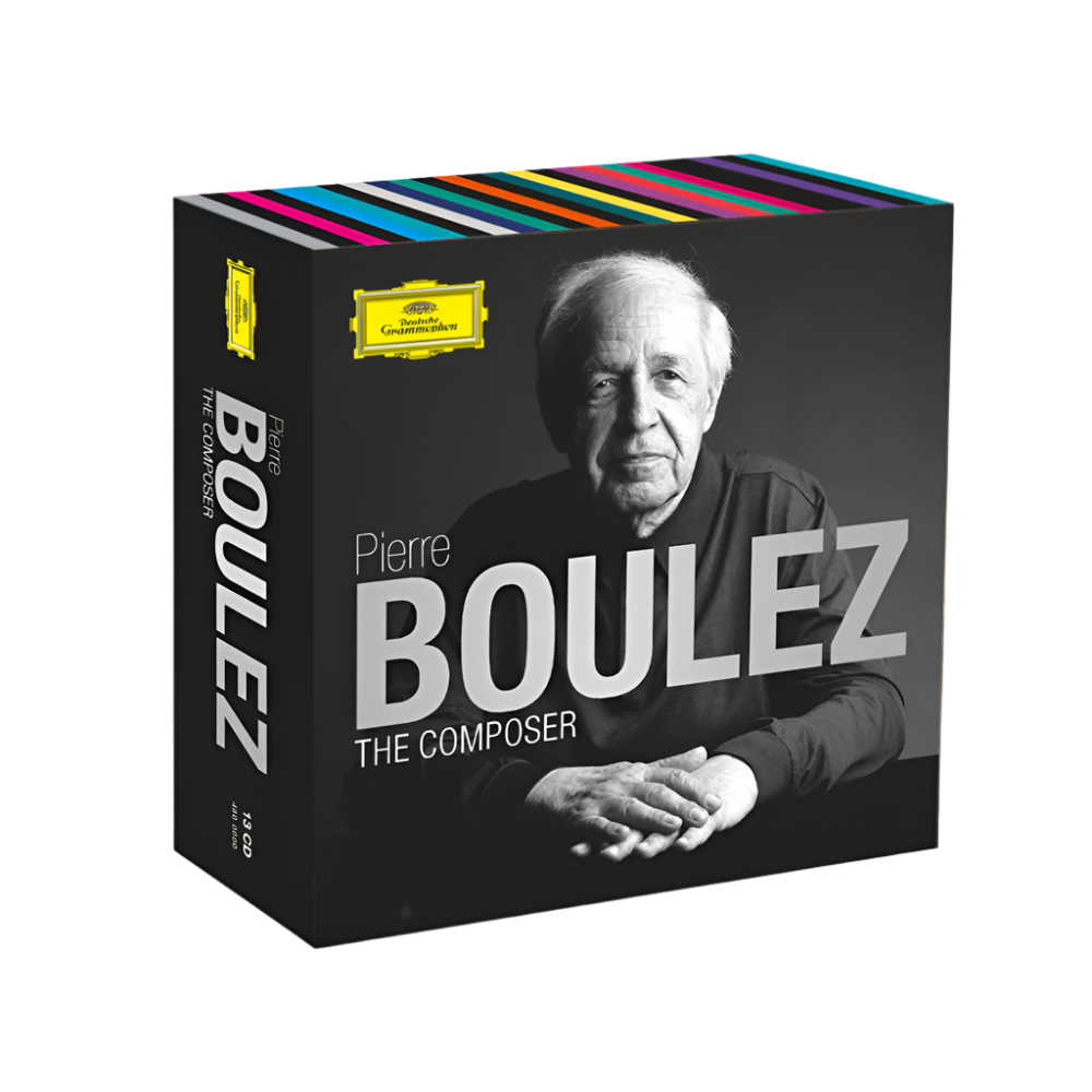 Boulez - The Composer 13CD Box Set Vertical Cover