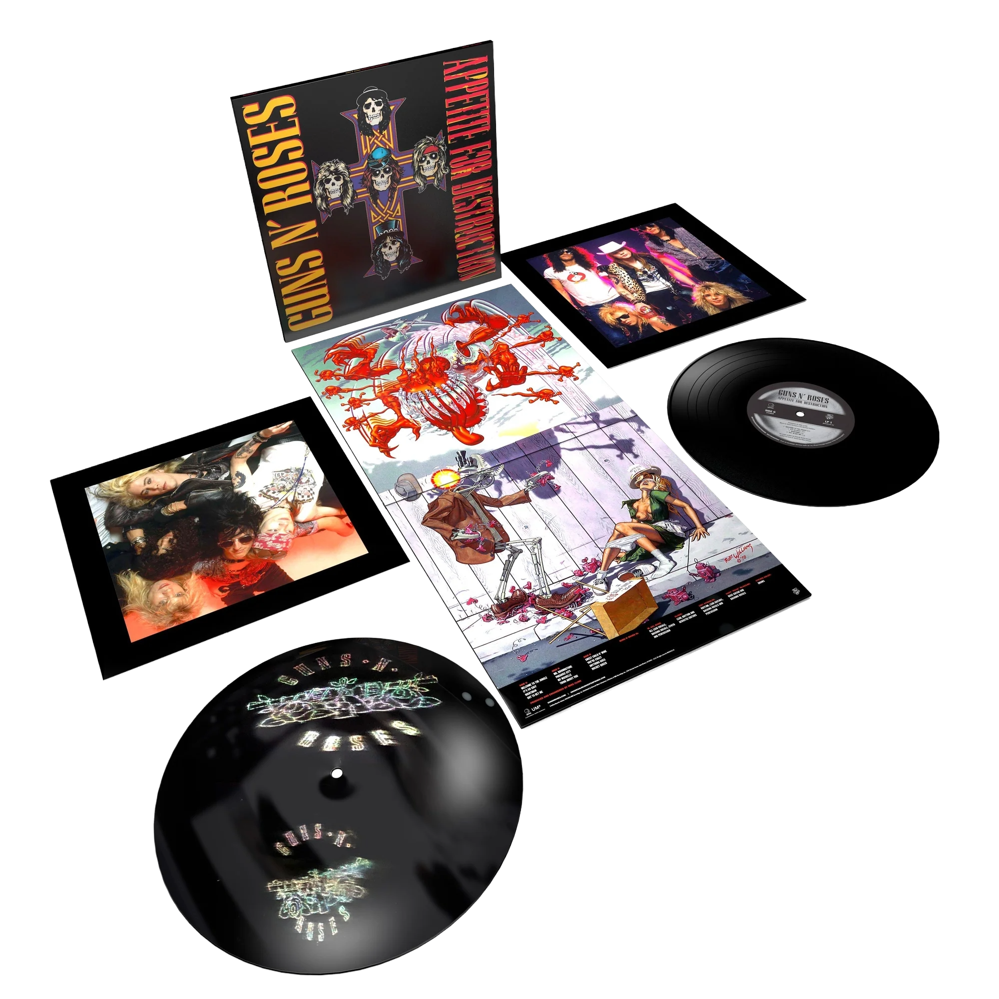 Appetite For Destruction 2LP 180-Gram Audiophile Vinyl Edition