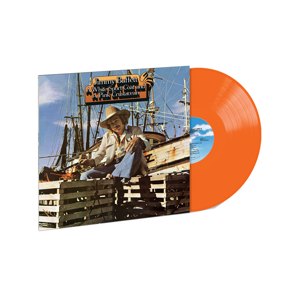 Jimmy Buffett - Jimmy Buffet - A White Sport Coat and a Pink Crustacean Limited-Edition Pumpkin Spice Orange LP - uDiscover Music Jimmy Buffett - Jimmy Buffet - A White Sport Coat and a Pink Crustacean Limited-Edition Pumpkin Spice Orange LP - uDiscover Music
