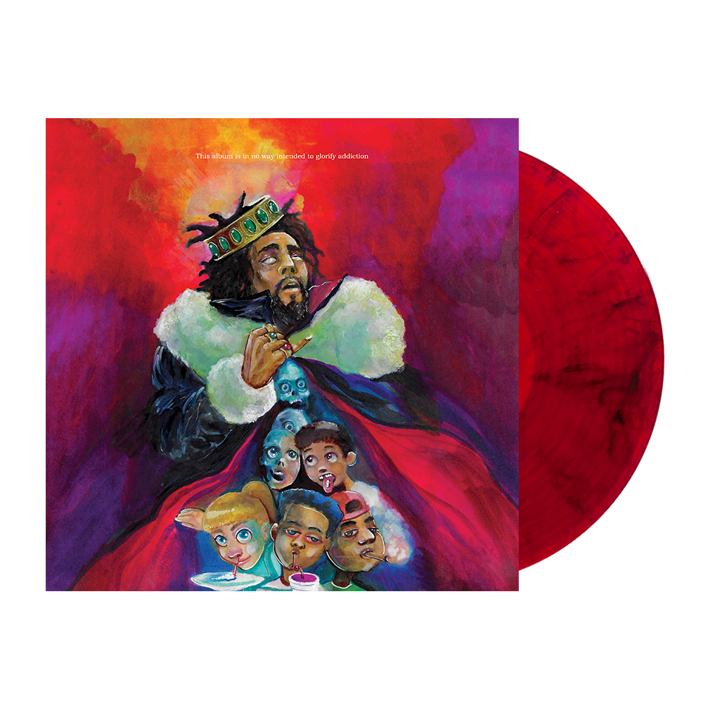 J. Cole, KOD (Limited Edition Red and Black Marble) (LP)