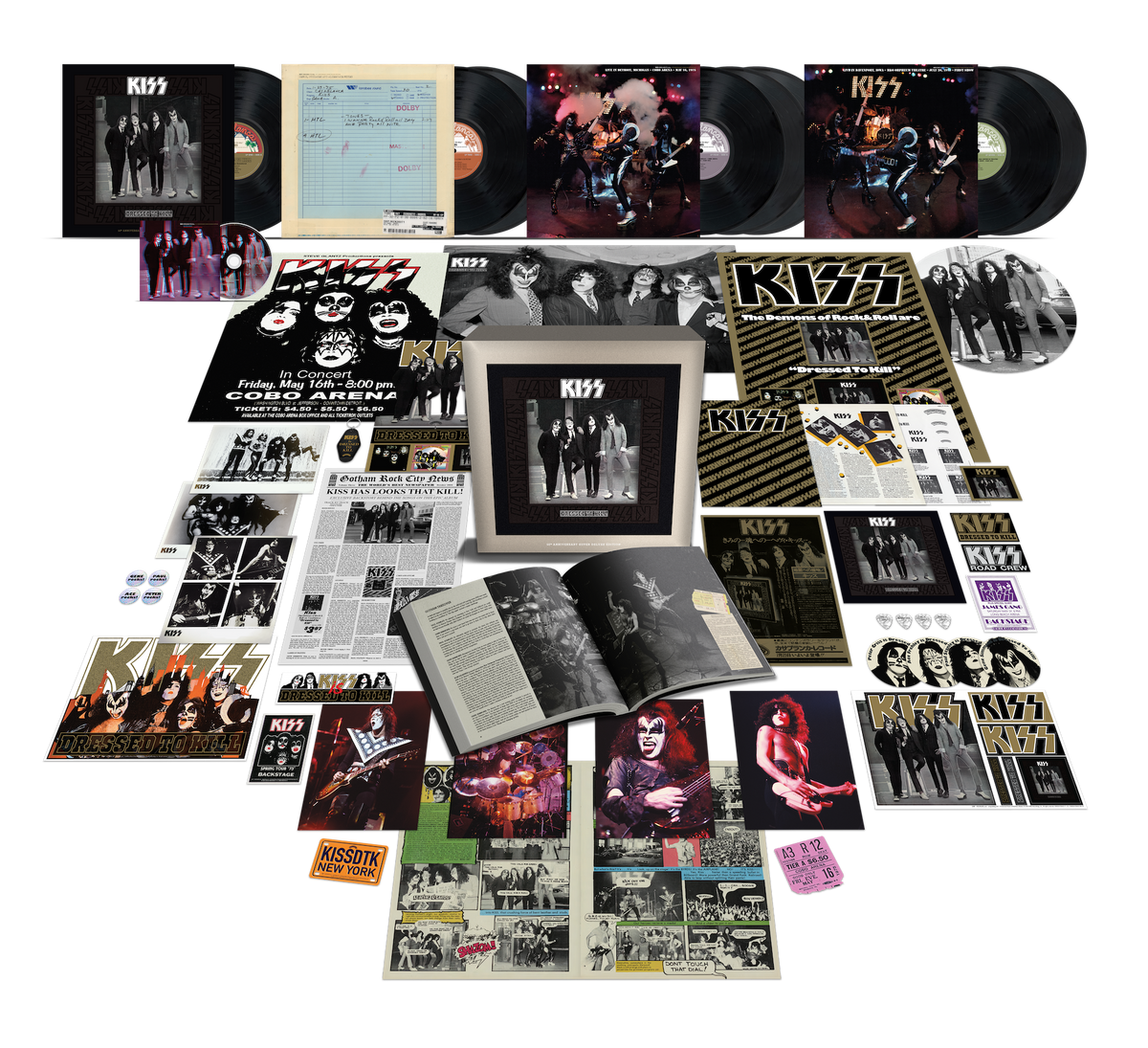 Dressed To Kill (50th Anniversary) Super Deluxe 8LP + Blu-ray Audio
