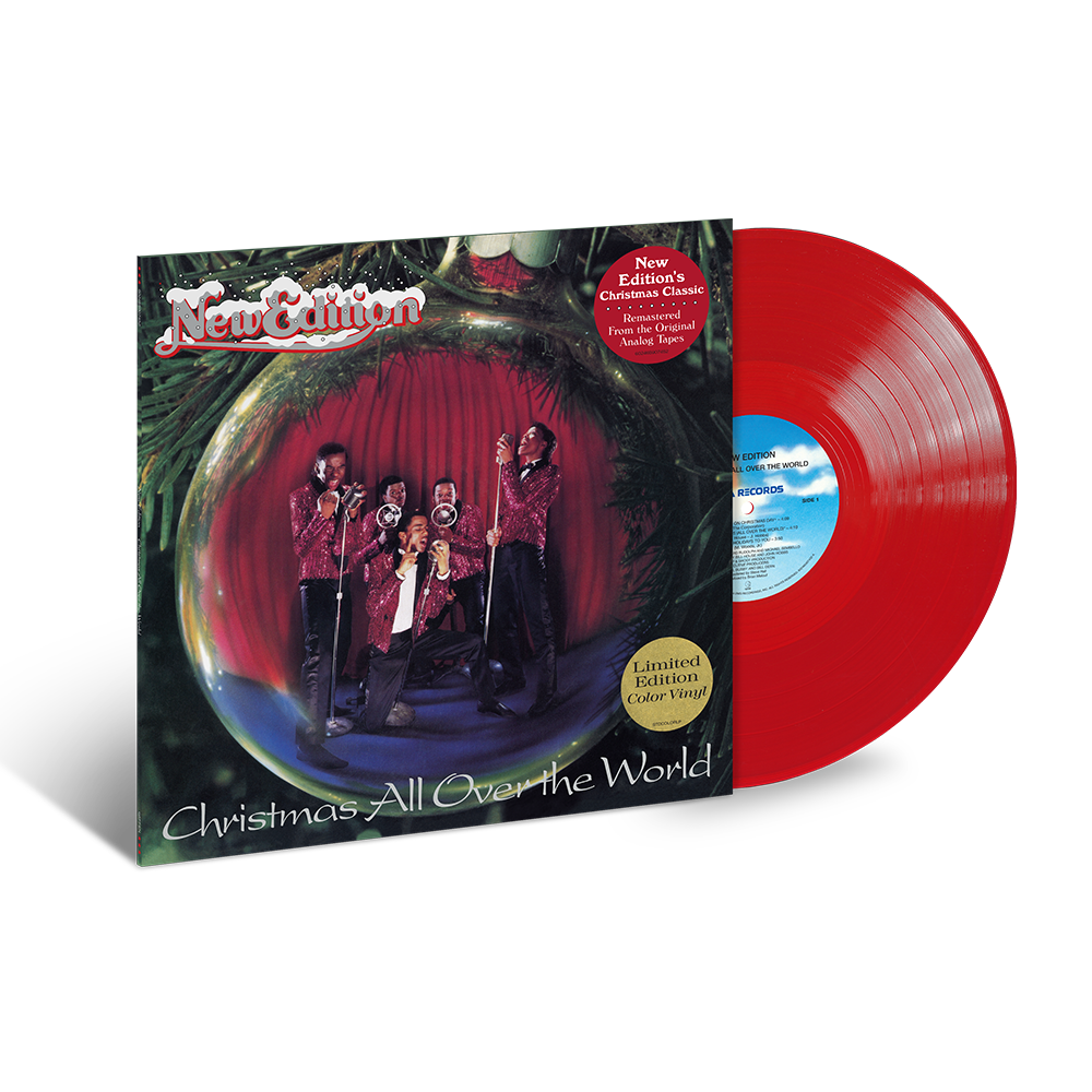 Christmas All Over The World Ruby Red Translucent LP