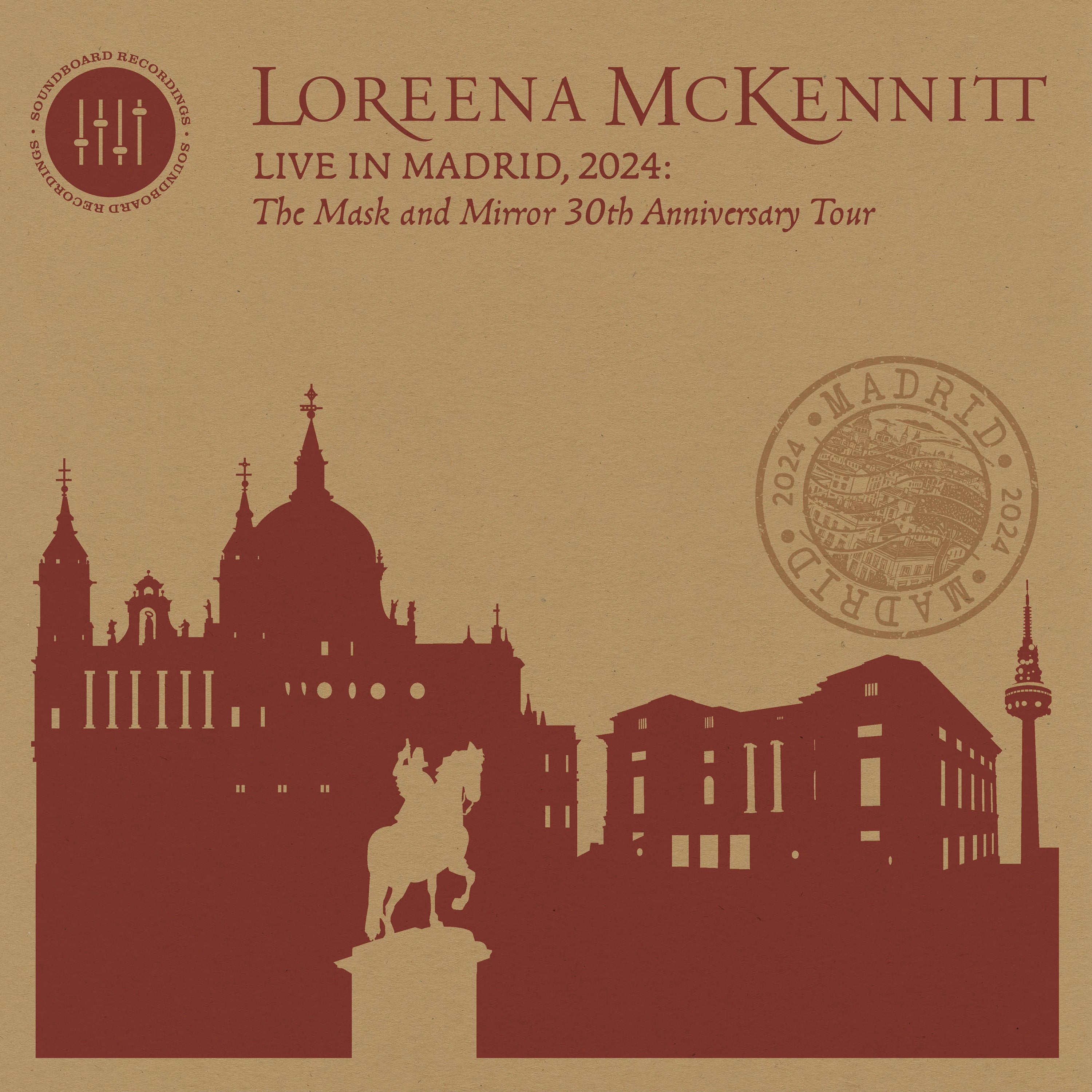 Live In Madrid 2024 - The Mask and The Mirror (2LP 10") Cover