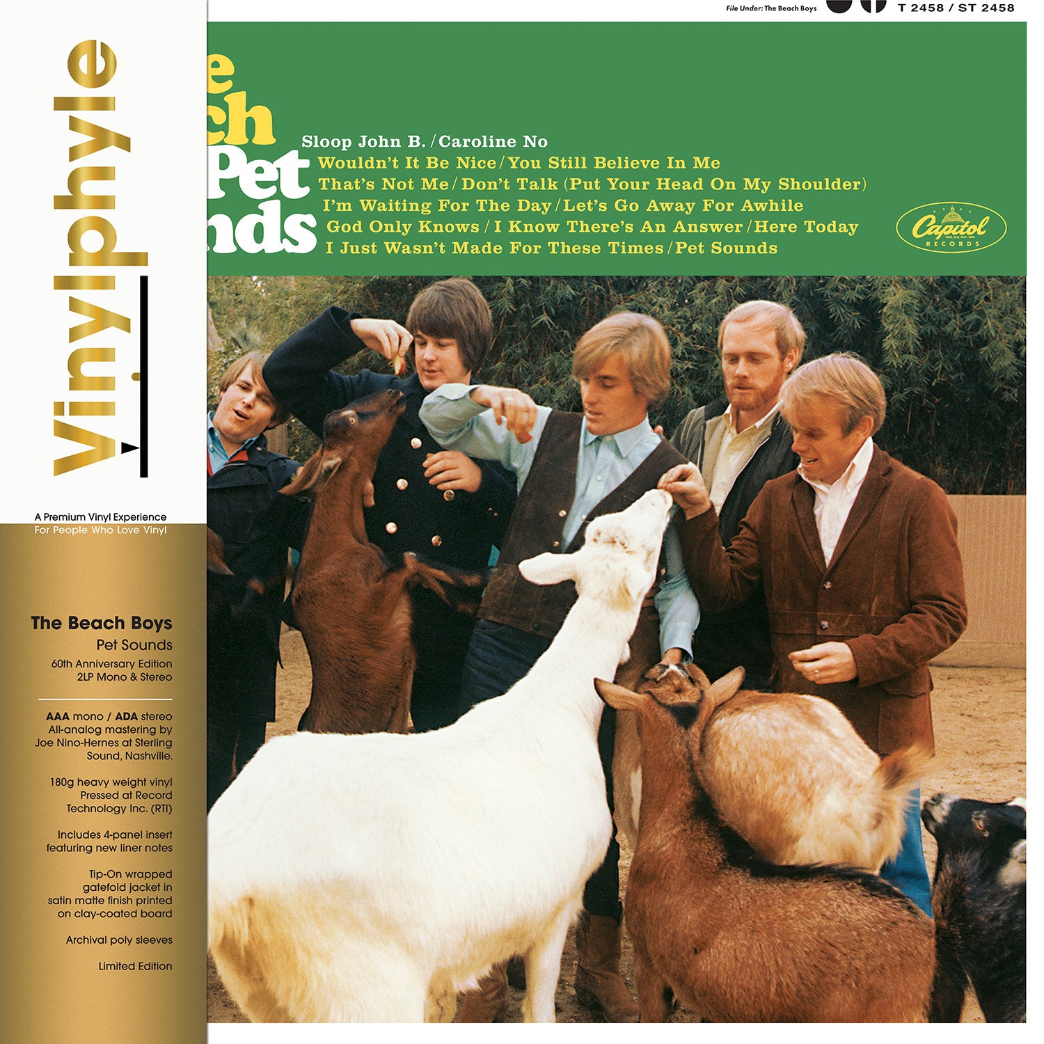 The Beach Boys　Pet Sounds Sessions　国内盤 The Beach Boys - The Pet Sounds Sessions Highlights White / Green