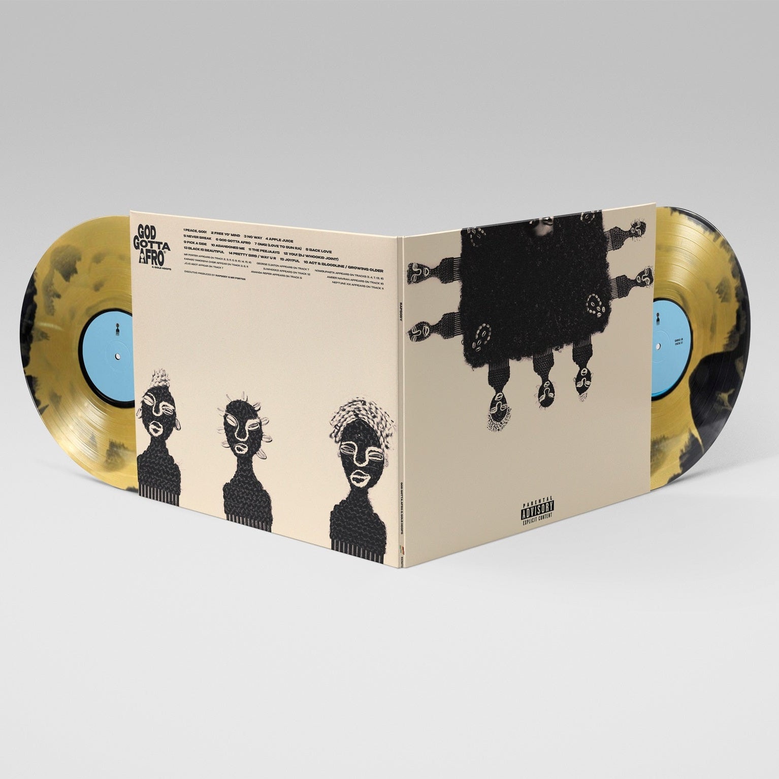 God Gotta Afro & Gold Hoops [Golden Luxe 2 LP]-1