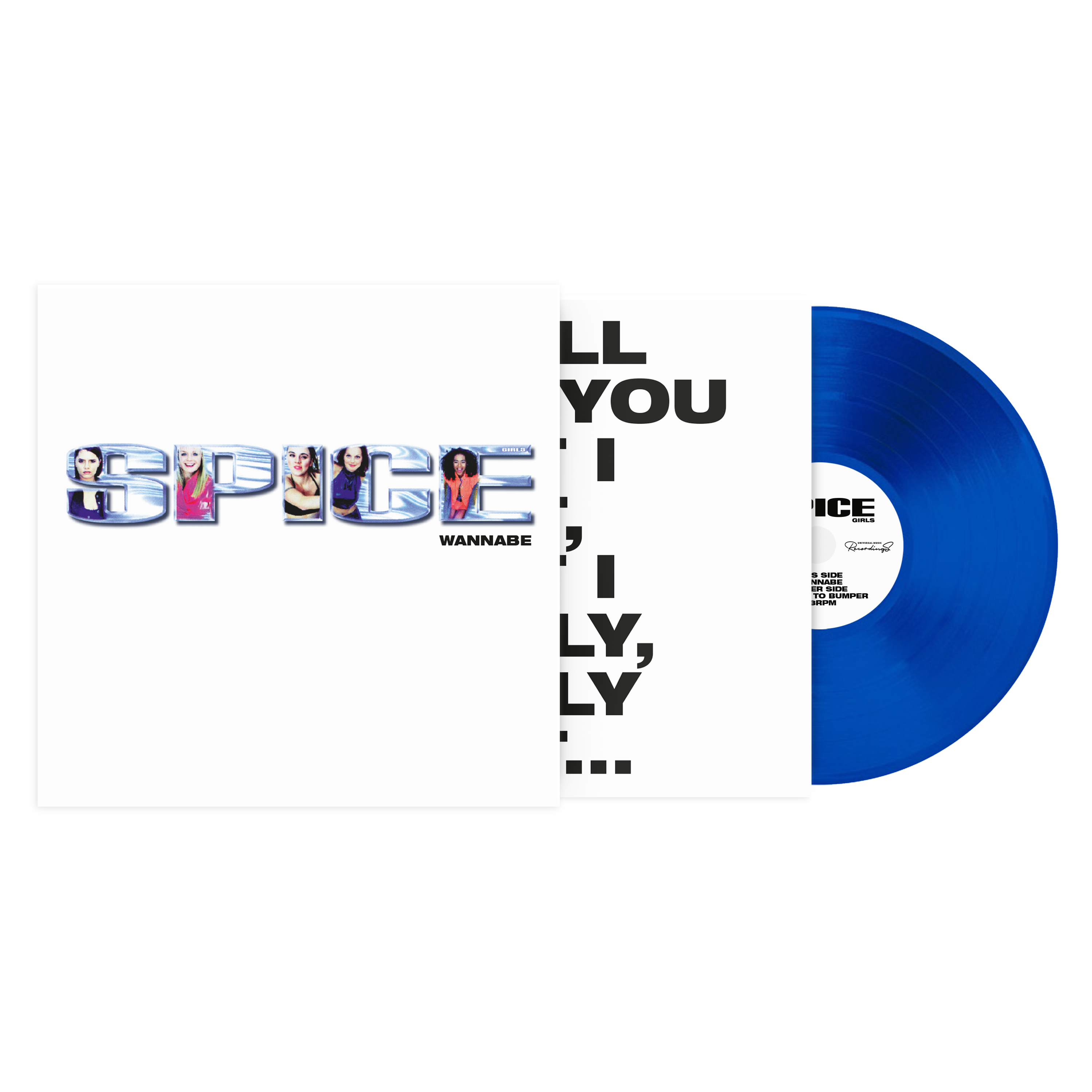 Wannabe Vinyl (4in Tiny Vinyl - Cobalt Transparent)