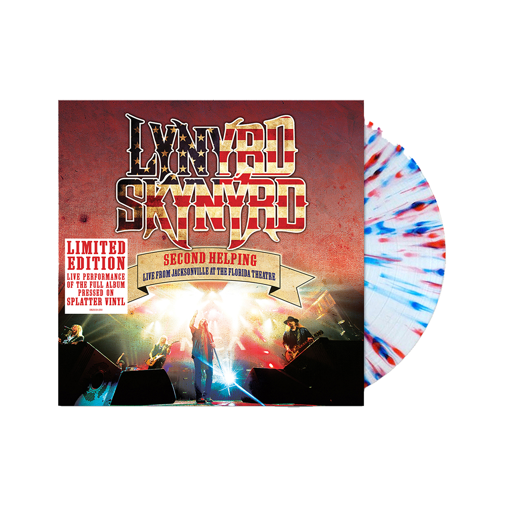 Second Helping: Live From The Jacksonville Theatre (Limited Edition White With Red & Blue Splatter) 1LP