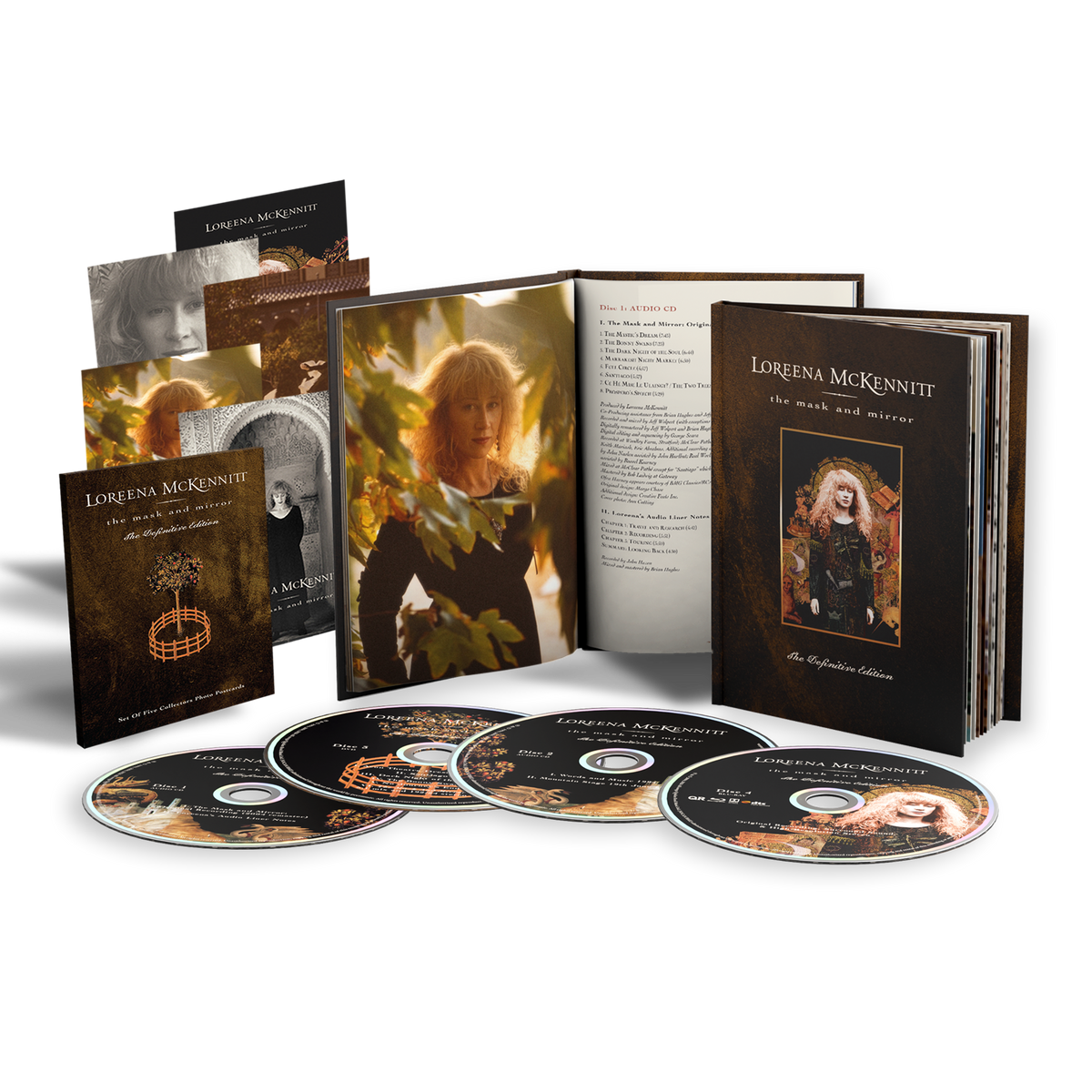 The Mask And Mirror Definitive 2CD/DVD/BR + 5-Signed Postcards