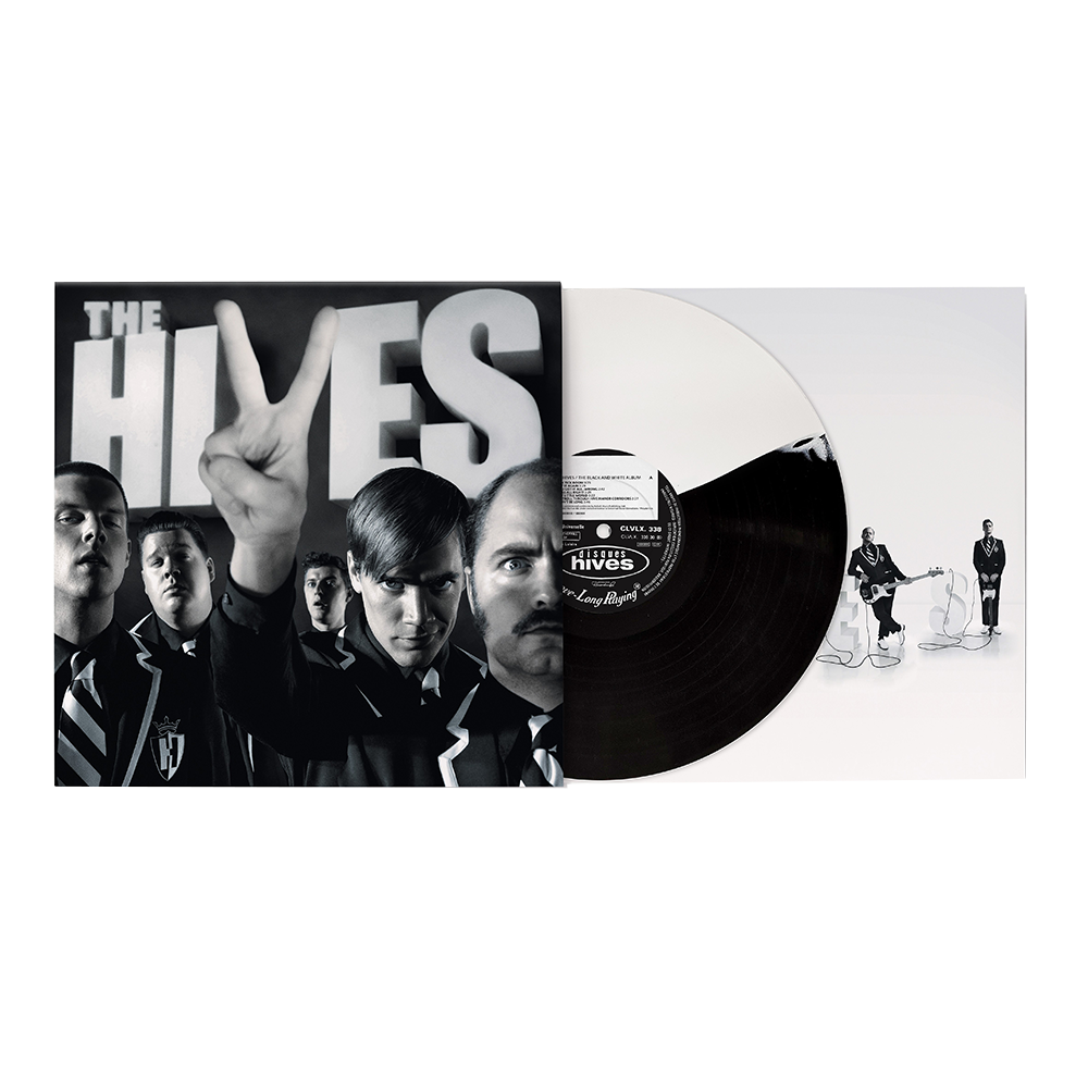 The Hives - The Black And White Album (Blue & White Split) 1LP The Hives - The Black And White Album (Blue & White Split) 1LP